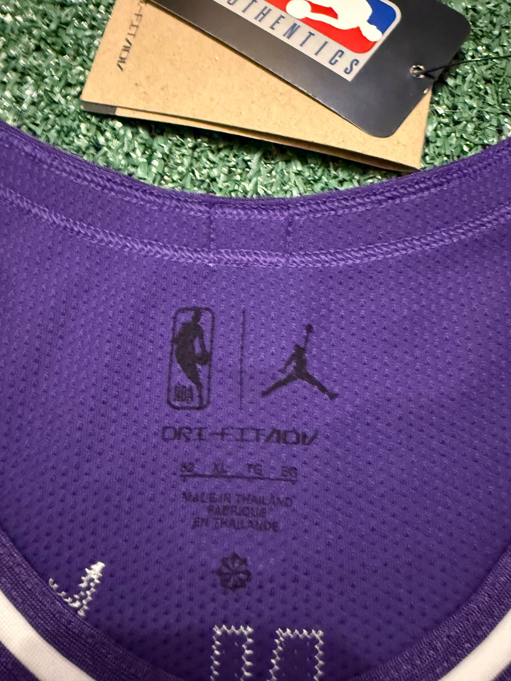 Luka Doncic Los Angeles Lakers Jersey #77 Nike ADV Authentic Purple Size 52 (XL) NBA