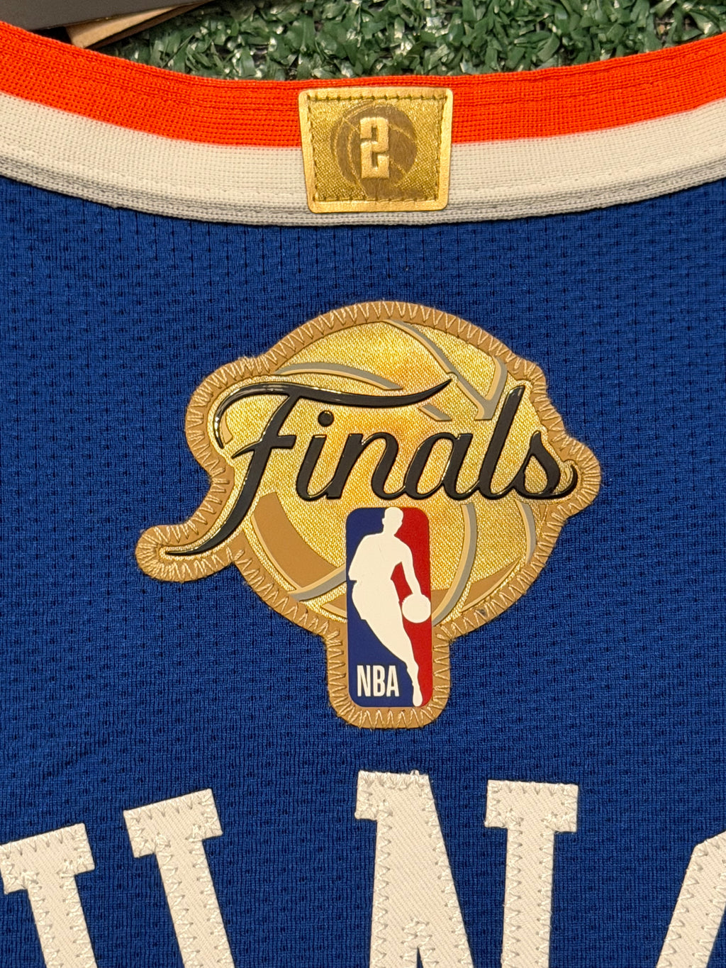 Jalen Brunson New York Knicks Jersey #11 Finals Nike ADV Authentic Blue Size 48 (L) NBA