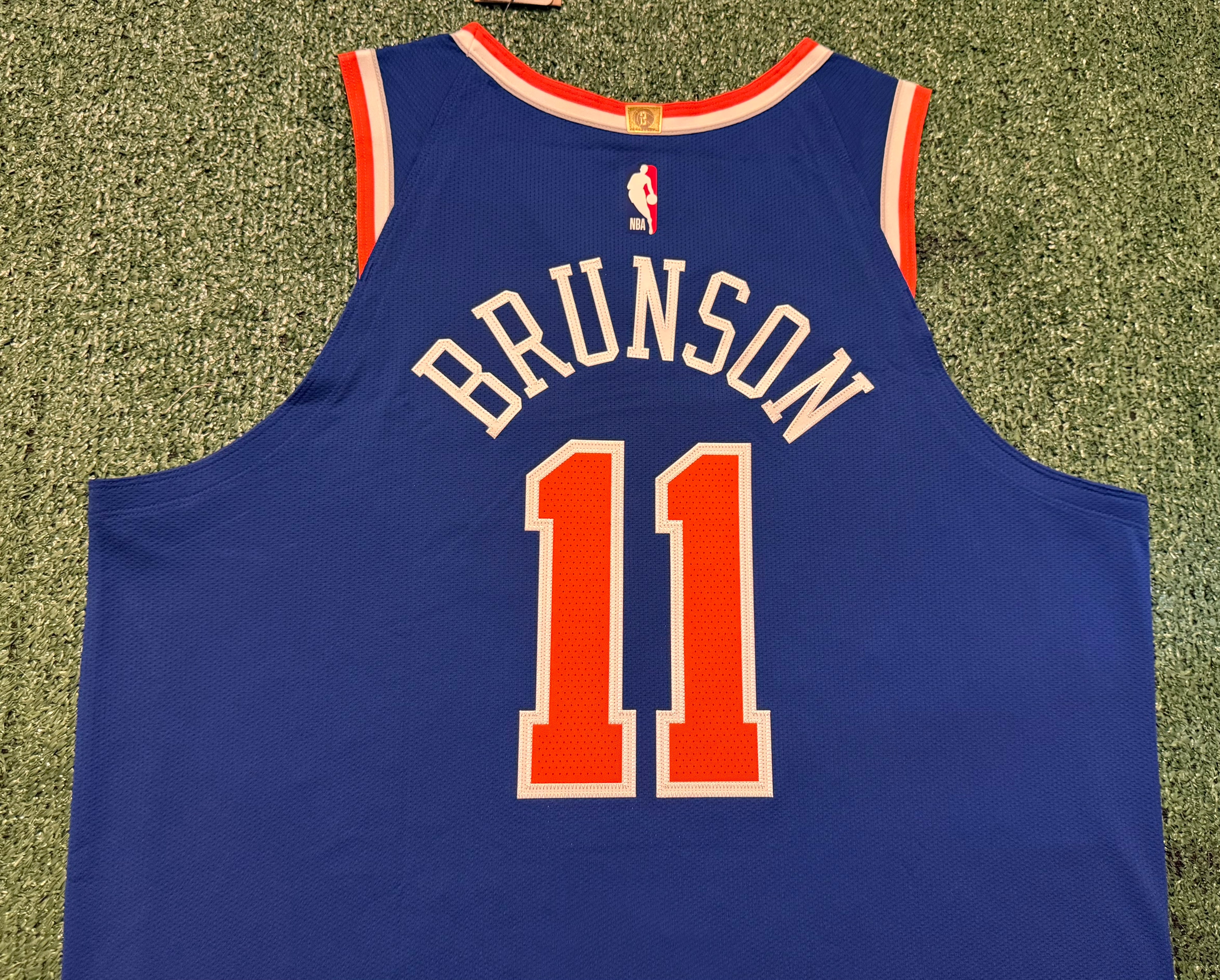 Jalen Brunson New York Knicks Jersey #11 Nike ADV Authentic Blue Size 52 (XL) NBA