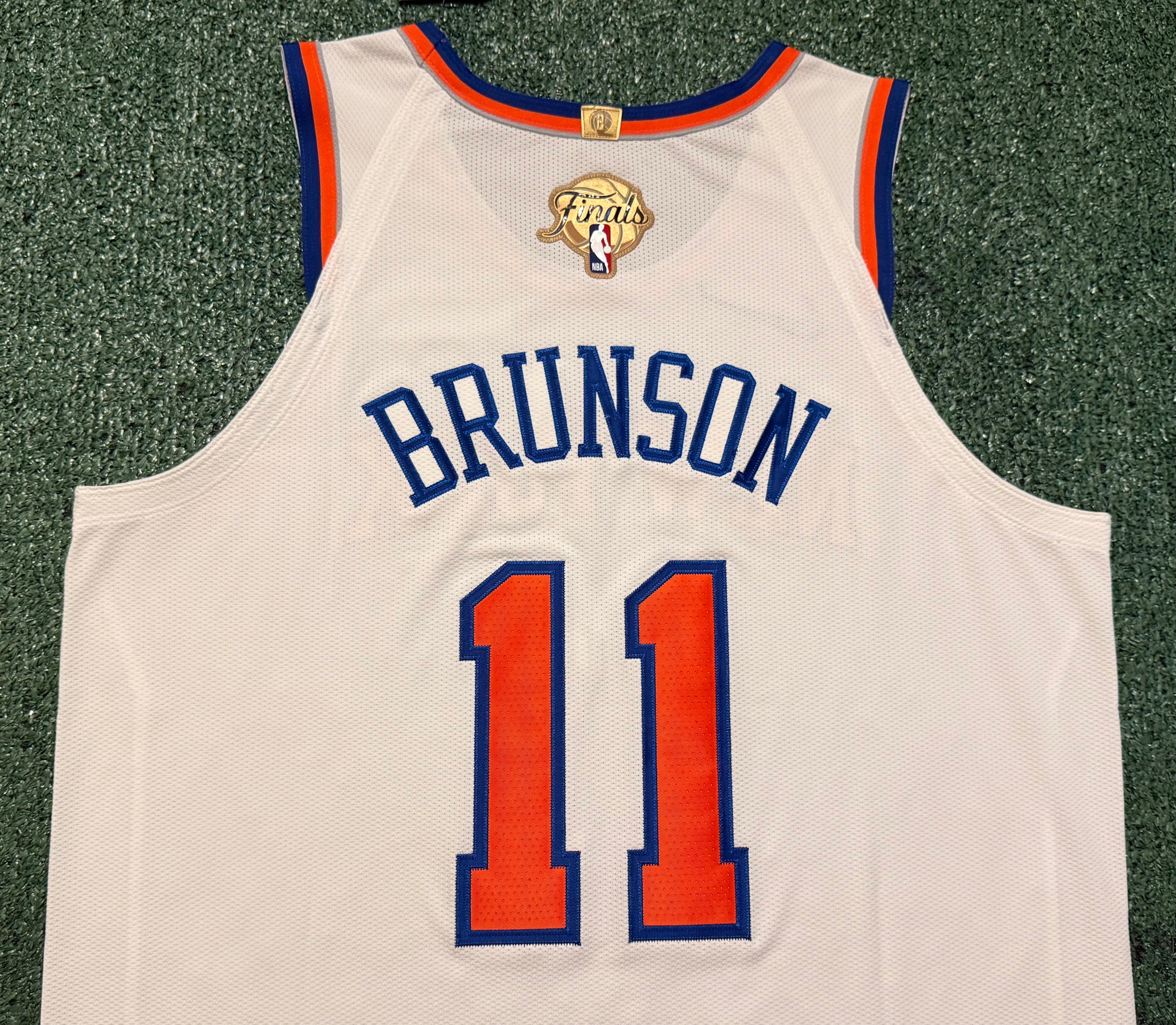 Jalen Brunson New York Knicks Jersey #11 Nike ADV Authentic White Size 48 (L) NBA