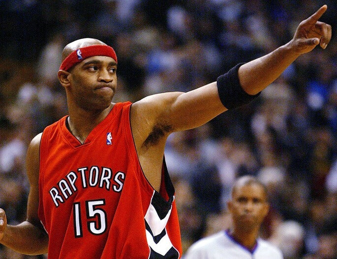 Vince Carter Toronto Raptors Jersey #15 Mitchell & Ness Authentic Red Size 44 (L) NBA