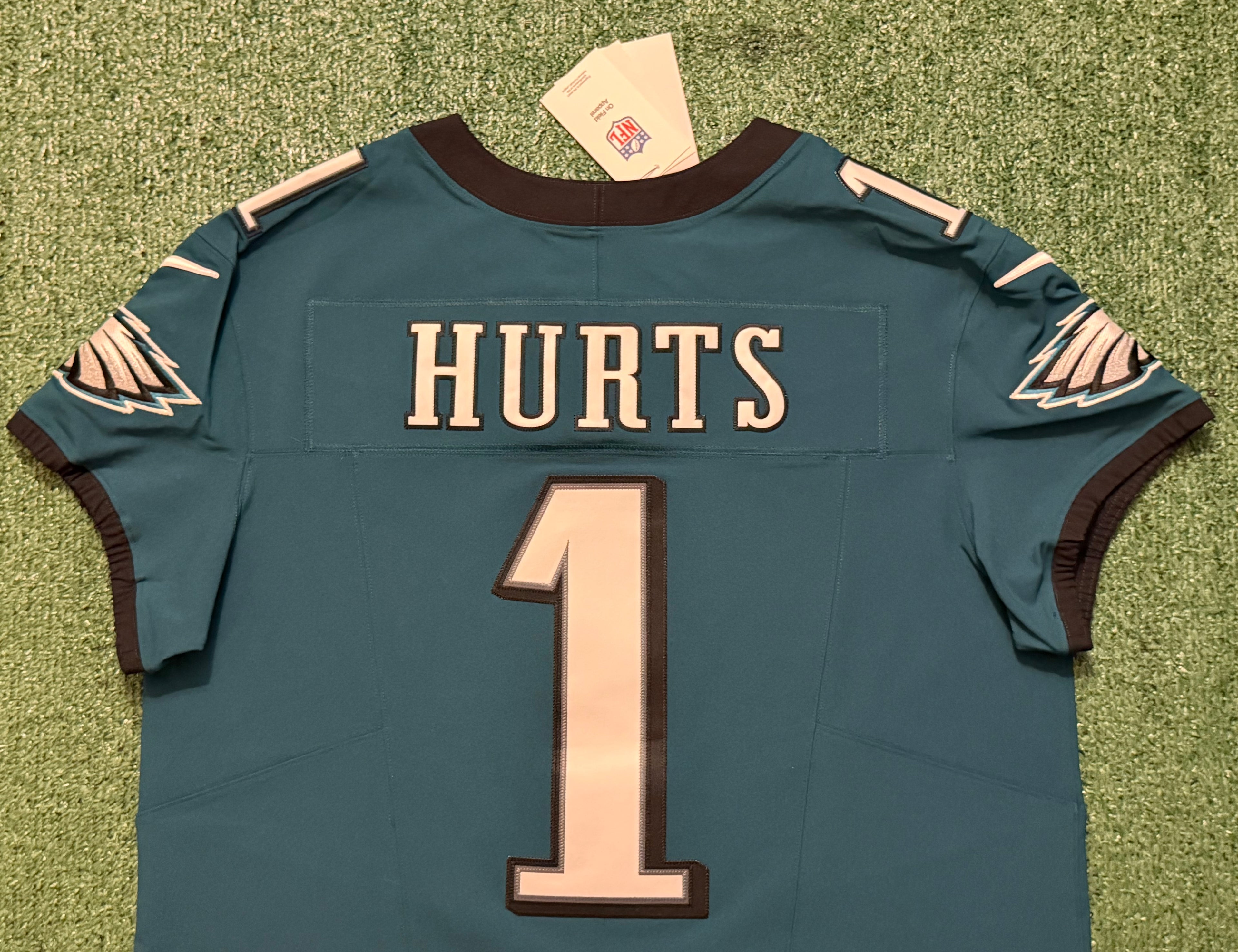 Jalen Hurts Philadelphia Eagles Jersey #1 Nike Vapor FUSE Elite Green size 48 (XL) NFL