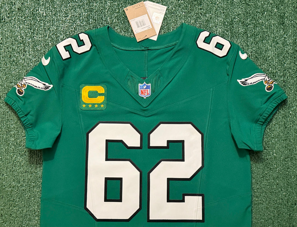 Jason Kelce Philadelphia Eagles Jersey #62 Nike Vapor FUSE Elite Kelly Green Size 40 (Medium) NFL