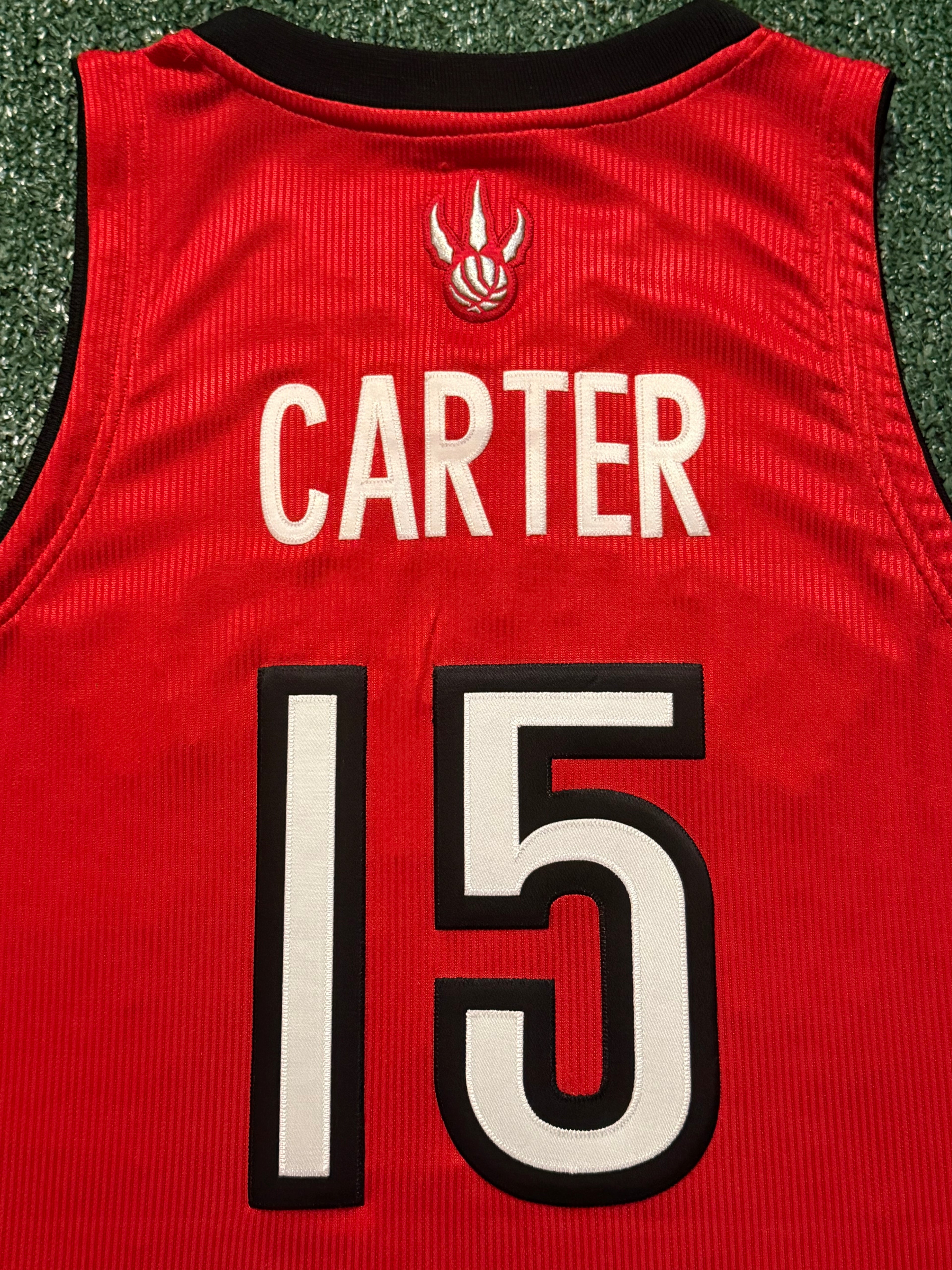 Vince Carter Toronto Raptors Jersey #15 Mitchell & Ness Authentic Red Size 44 (L) NBA