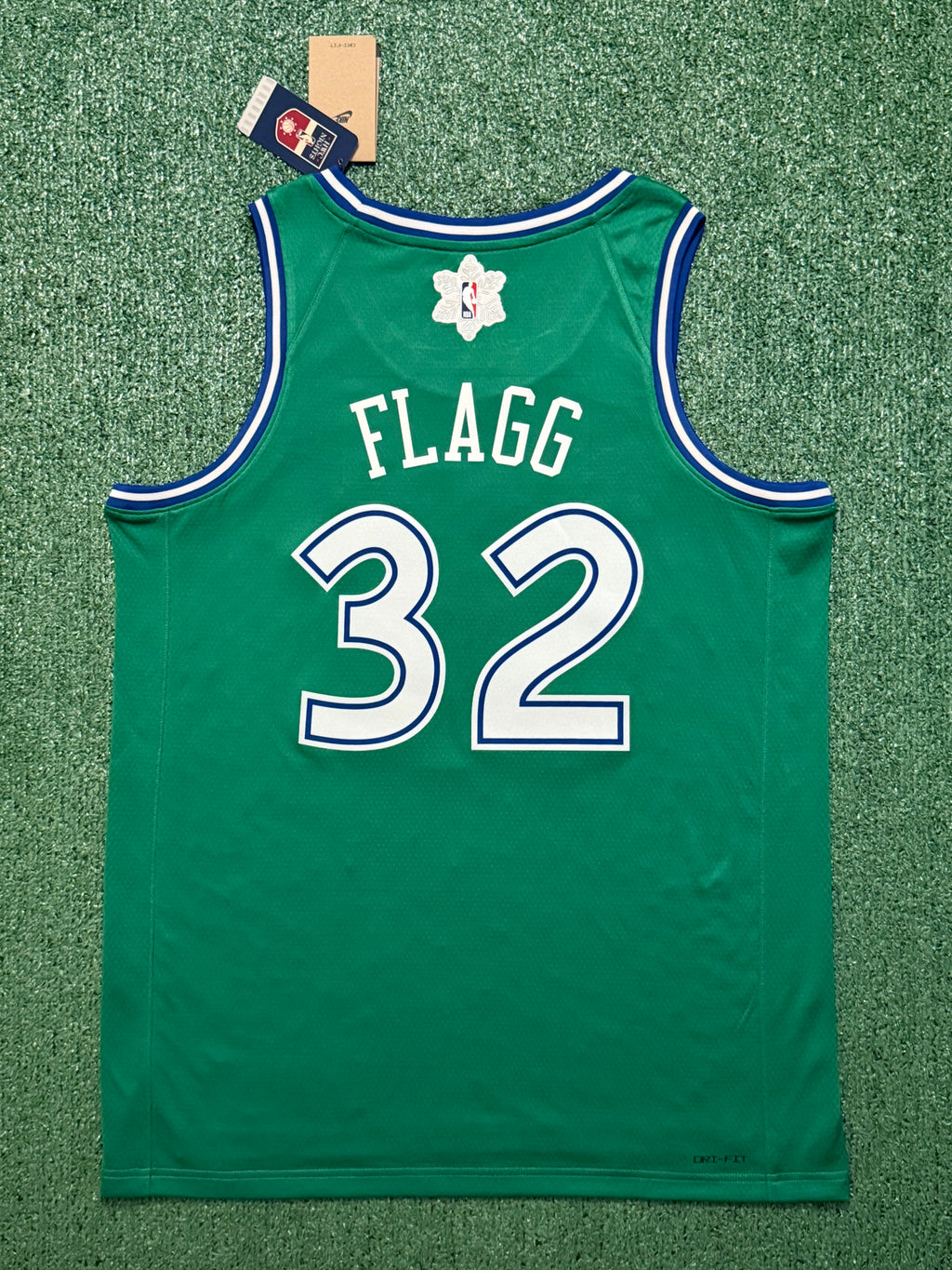 Cooper Flagg Dallas Mavericks Jersey #32 Nike Swingman Green Size 48 (Large) NBA