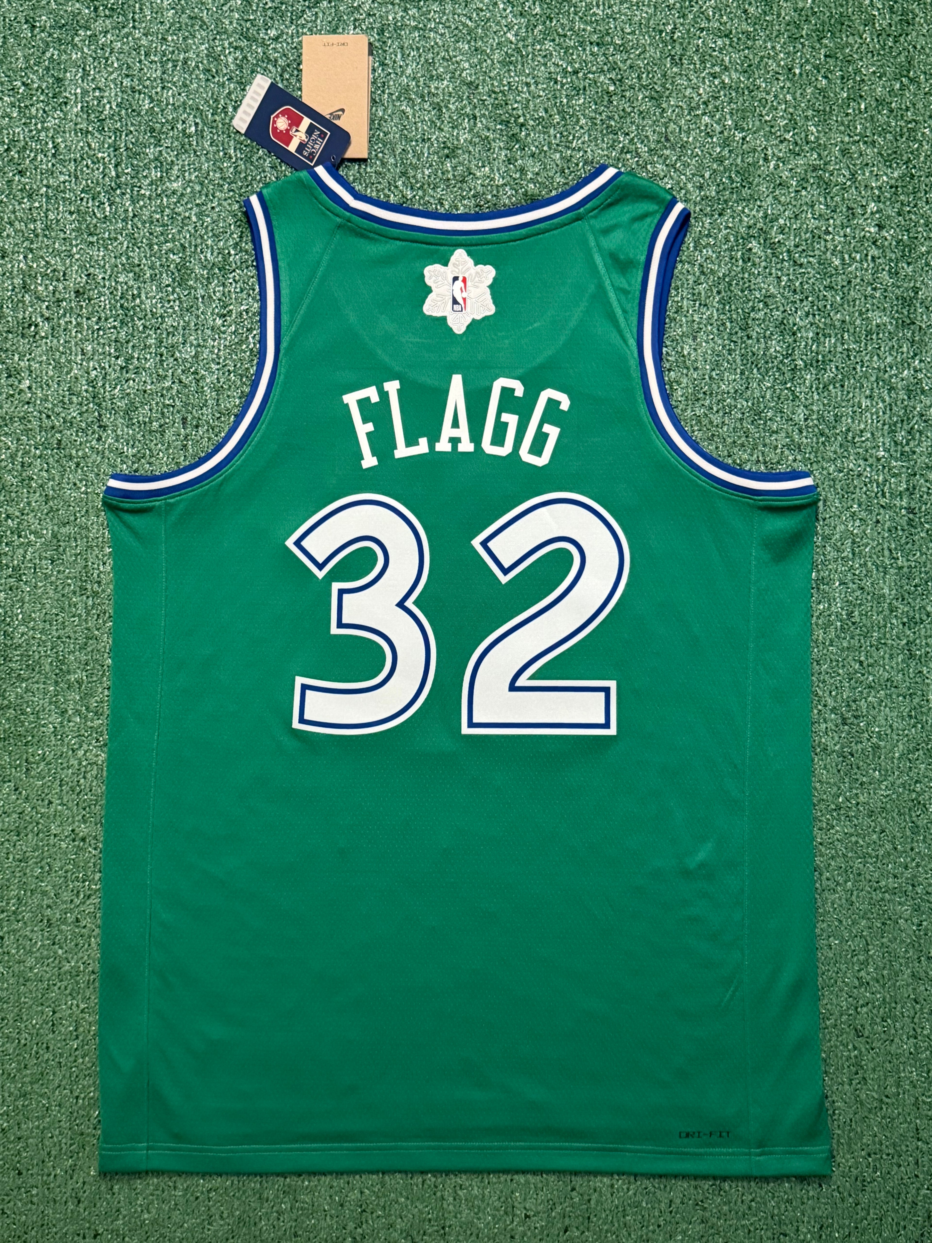 Cooper Flagg Dallas Mavericks Jersey #32 Nike Swingman Green Size 48 (Large) NBA