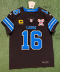 Jared Goff Detroit Lions Jersey #16  Nike Vapor FUSE Elite Black Size 40 (Medium) NFL