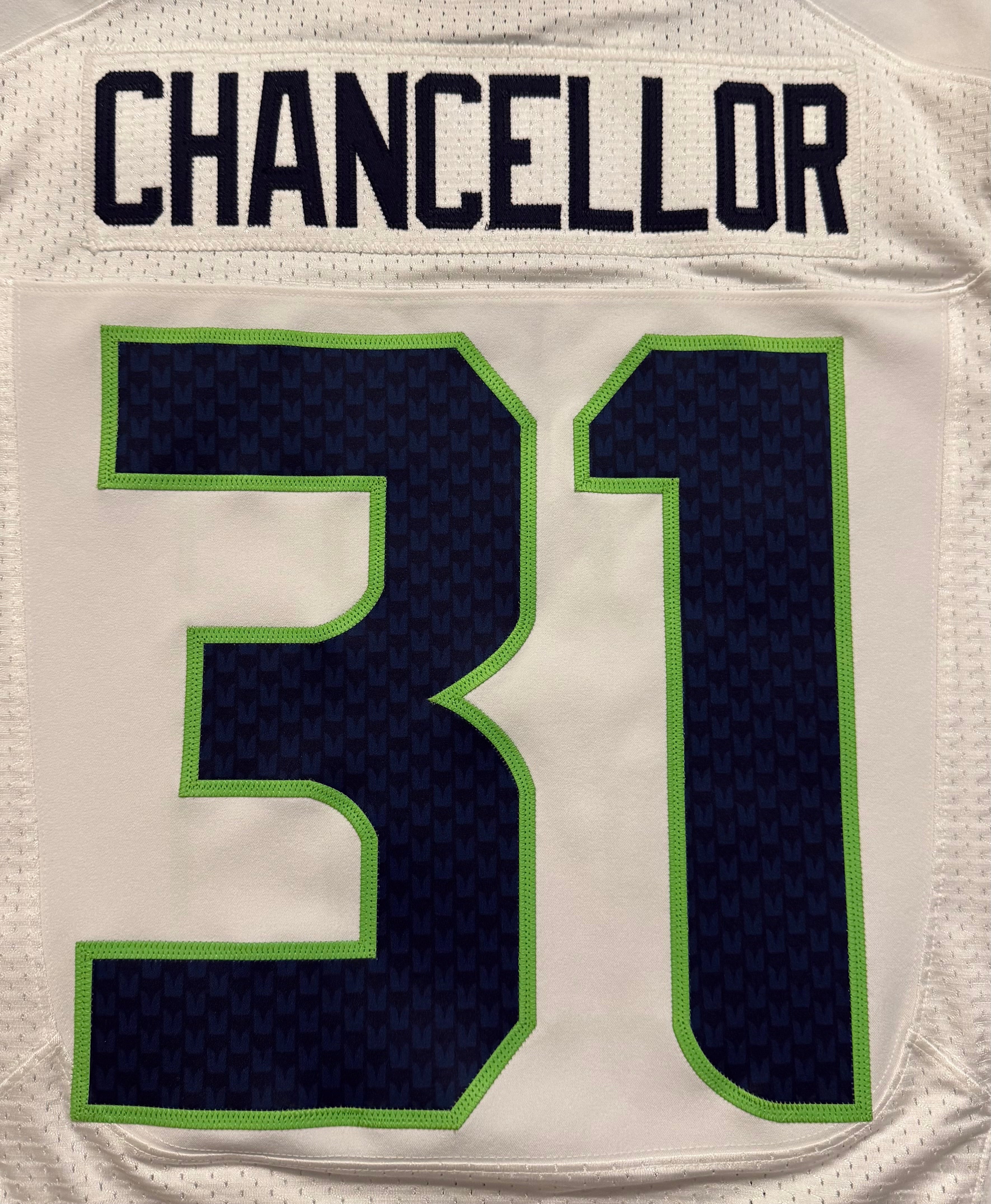 Cam Chancellor Seattle Seahawks 
Jersey #31 Nike Elite white Size 44 (Large) NFL