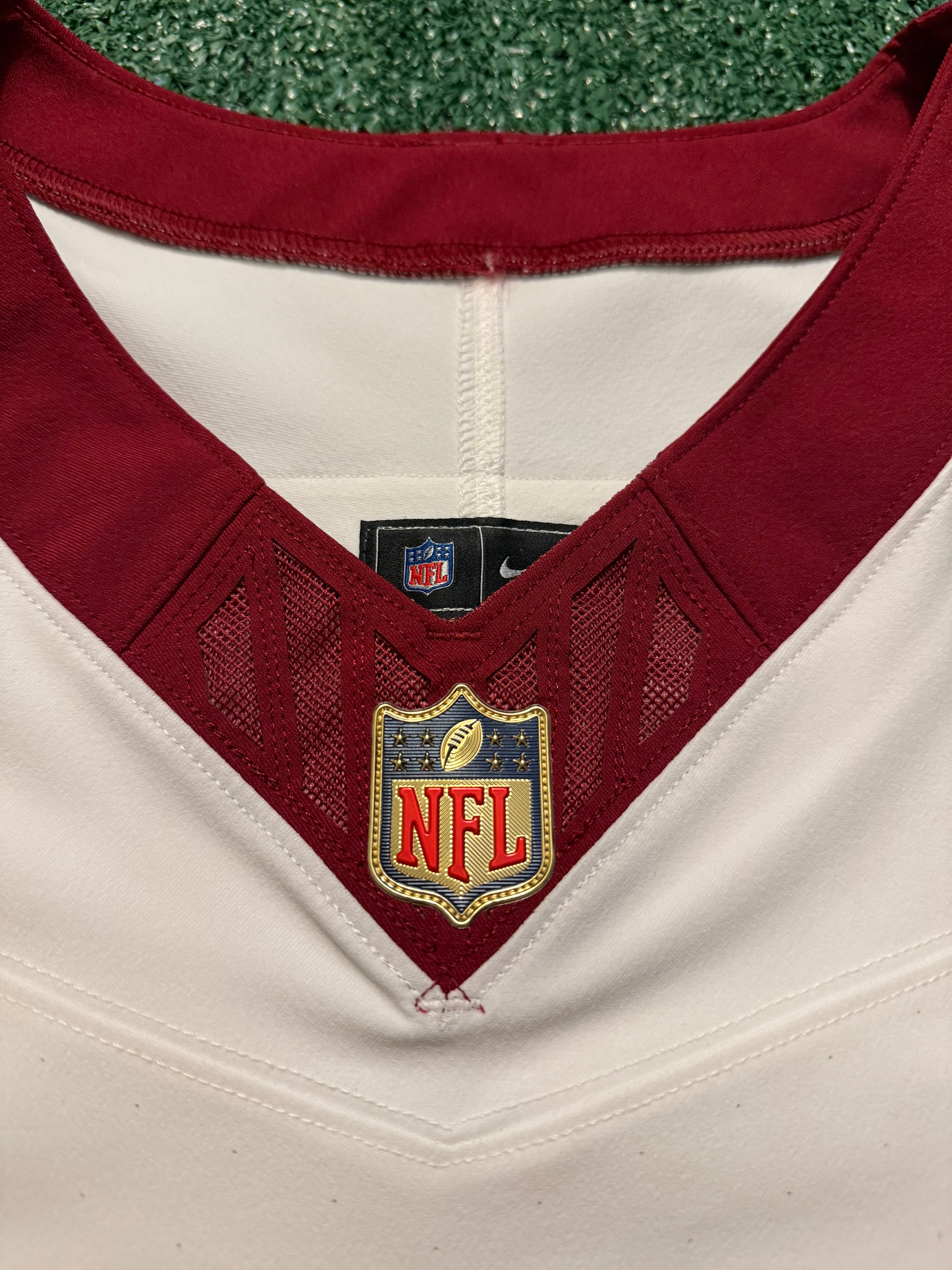 Jayden Daniels Washington Commanders Jersey #5 Nike Vapor Fuse Elite White size 44 (Large) NFL