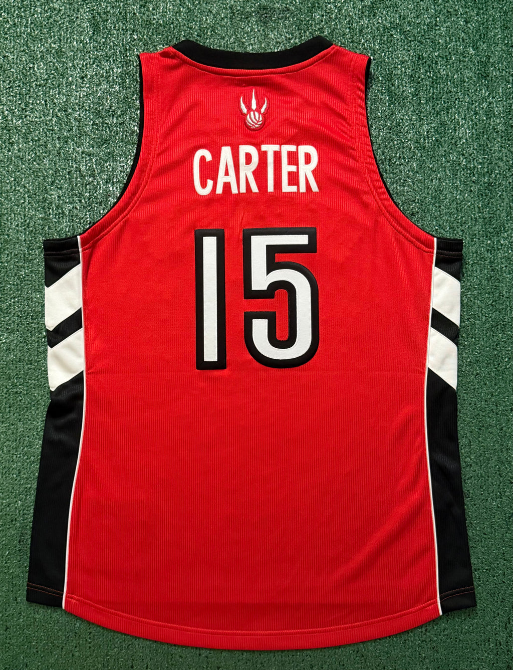 Vince Carter Toronto Raptors Jersey #15 Mitchell & Ness Authentic Red Size 44 (L) NBA
