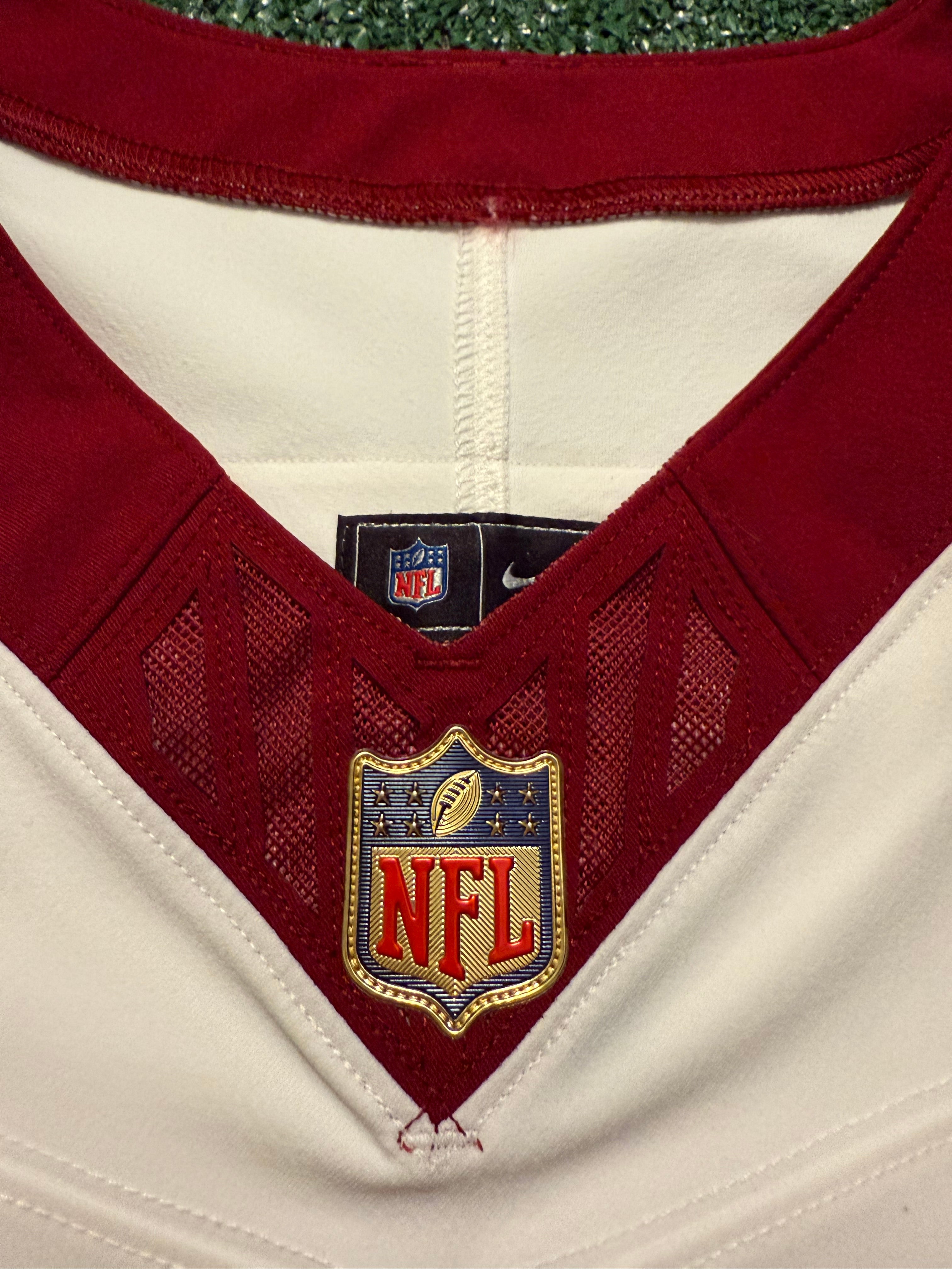 Jayden Daniels Washington Commanders Jersey #5 Nike Vapor Fuse Elite White size 44 (Large) NFL