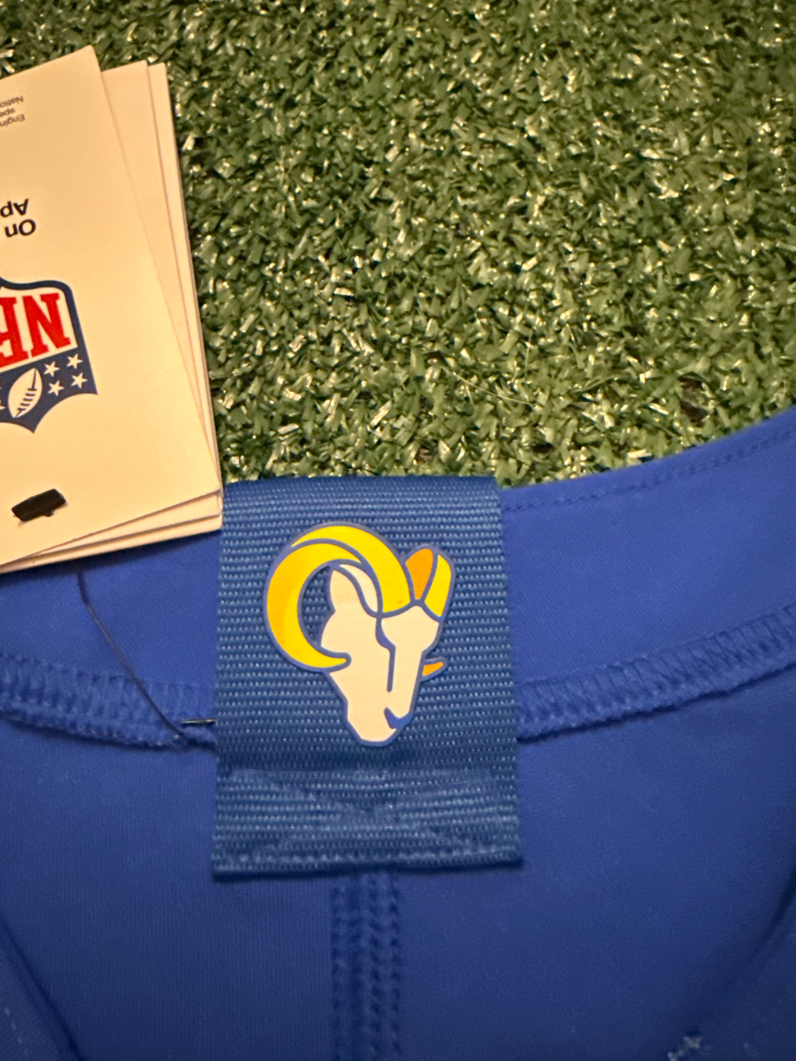 Puka Nacua Los Angeles Rams
Jersey #12 Nike Vapor FUSE Elite blue Size 44 (Large) NFL