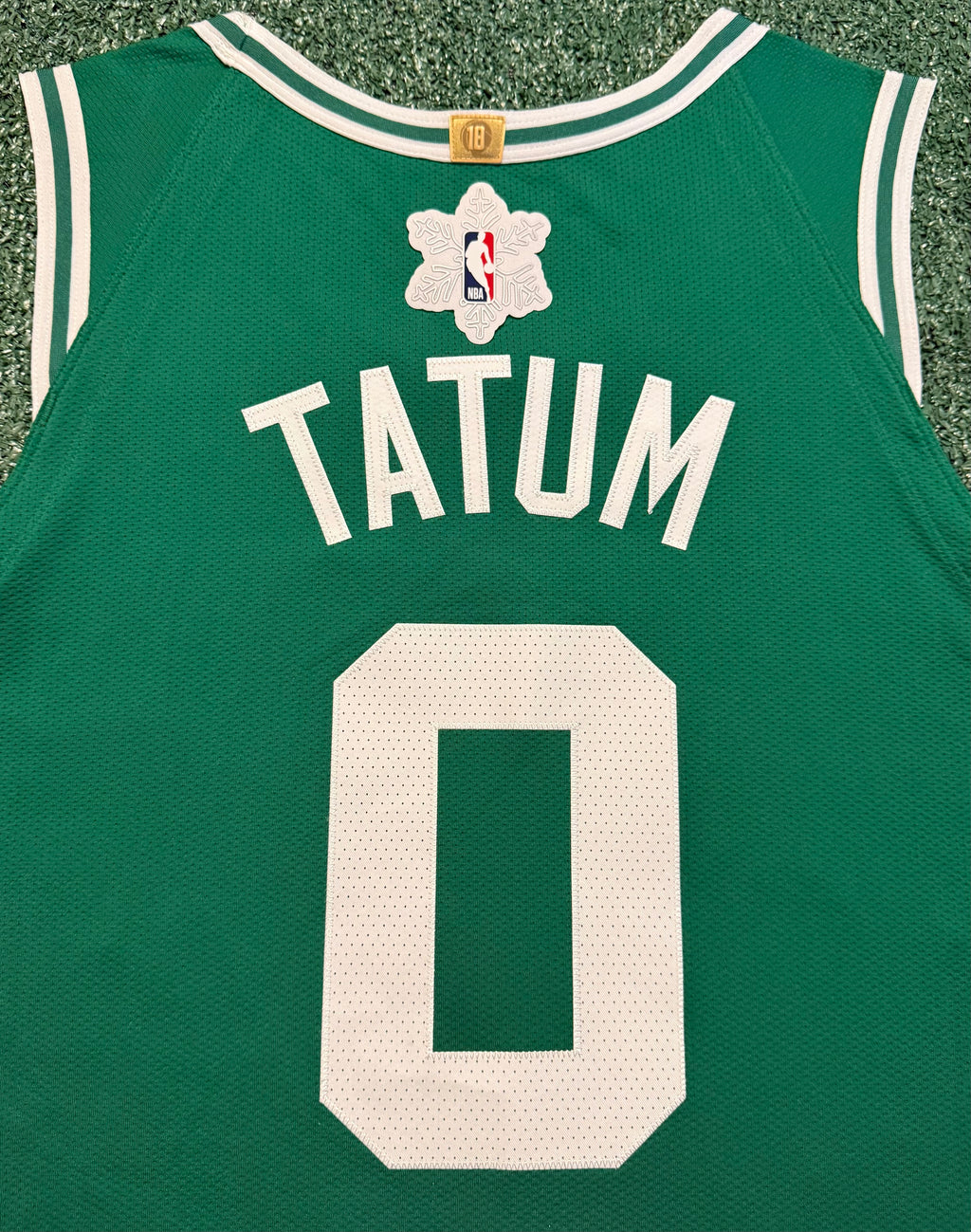 Jayson Tatum Boston Celtics Jersey #0 Nike ADV Authentic Green Size 52 (XL) NBA