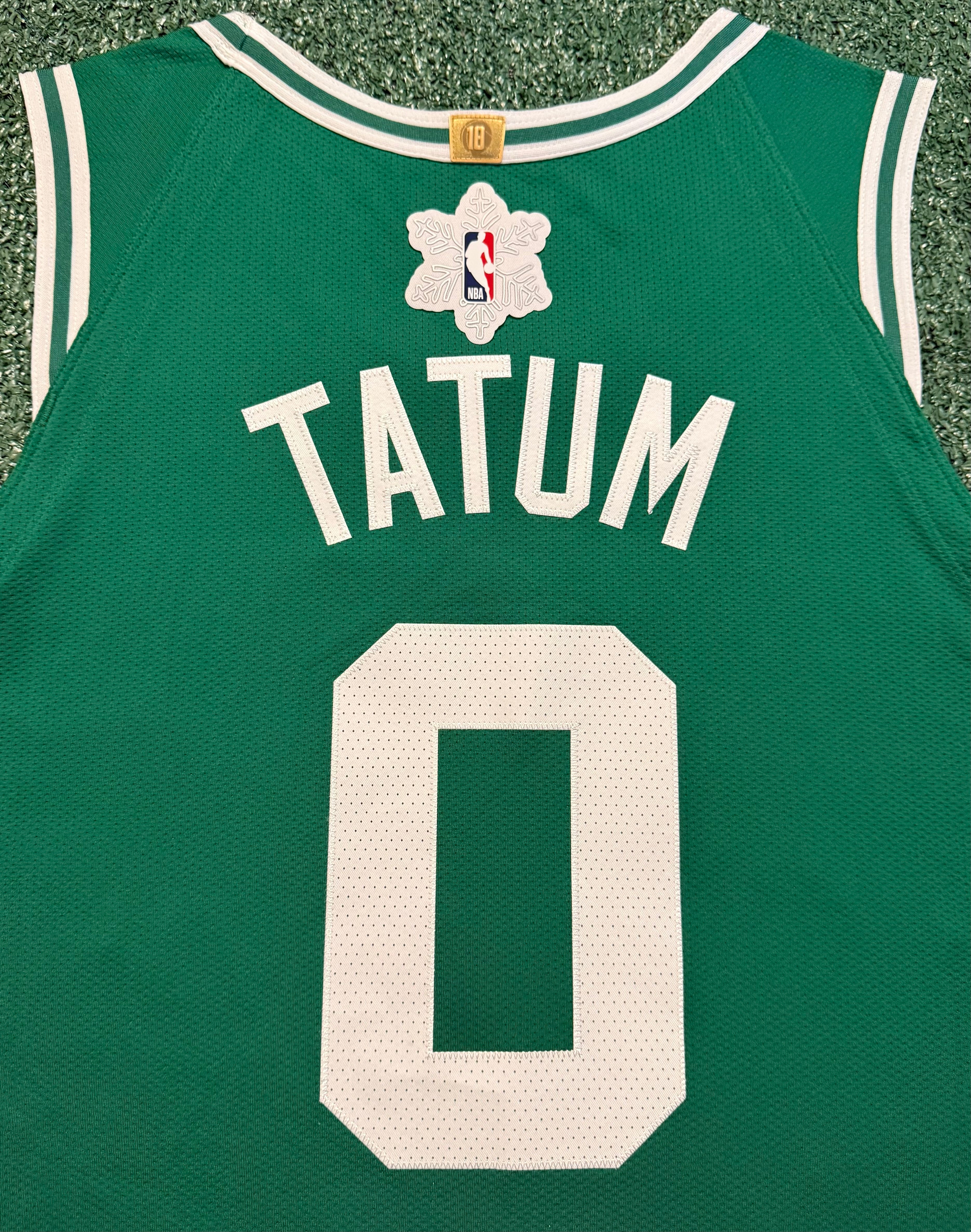Jayson Tatum Boston Celtics Jersey #0 Nike ADV Authentic Green Size 52 (XL) NBA