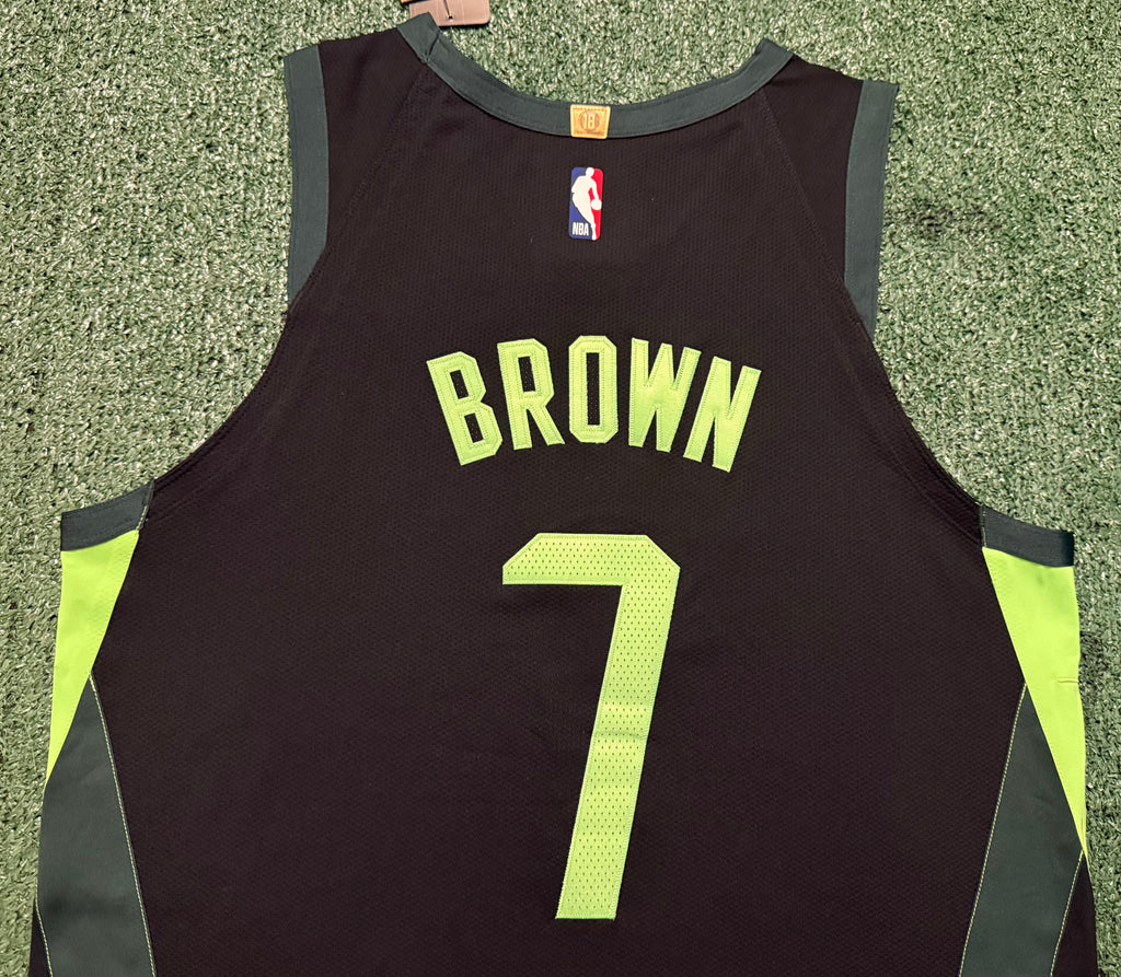 Jaylen Brown Boston Celtics Jersey Nike ADV Authentic Black  Size 48 (Large) NBA
