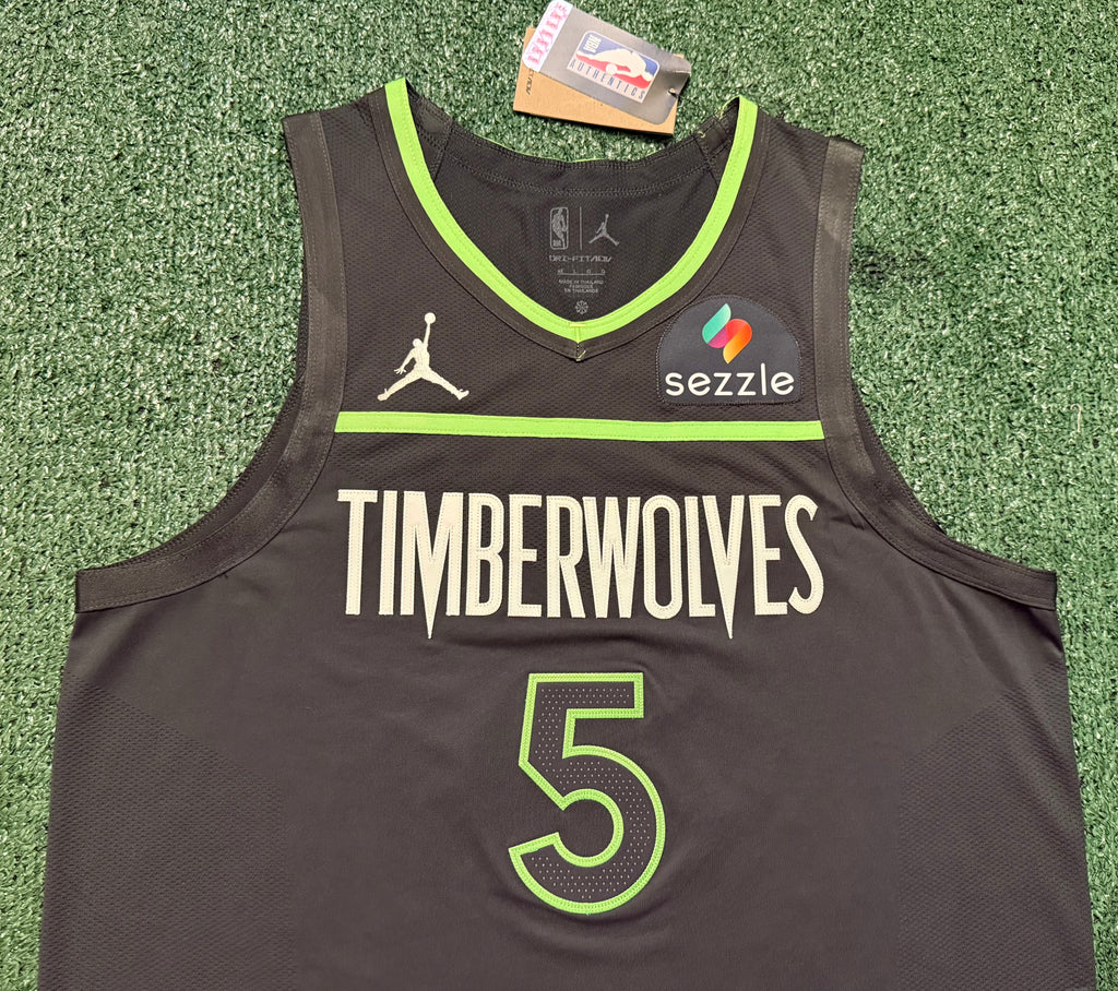 Anthony Edwards Minnesota Timberwolves Jersey #5 Nike ADV Authentic Gray Size 48 (L) NBA