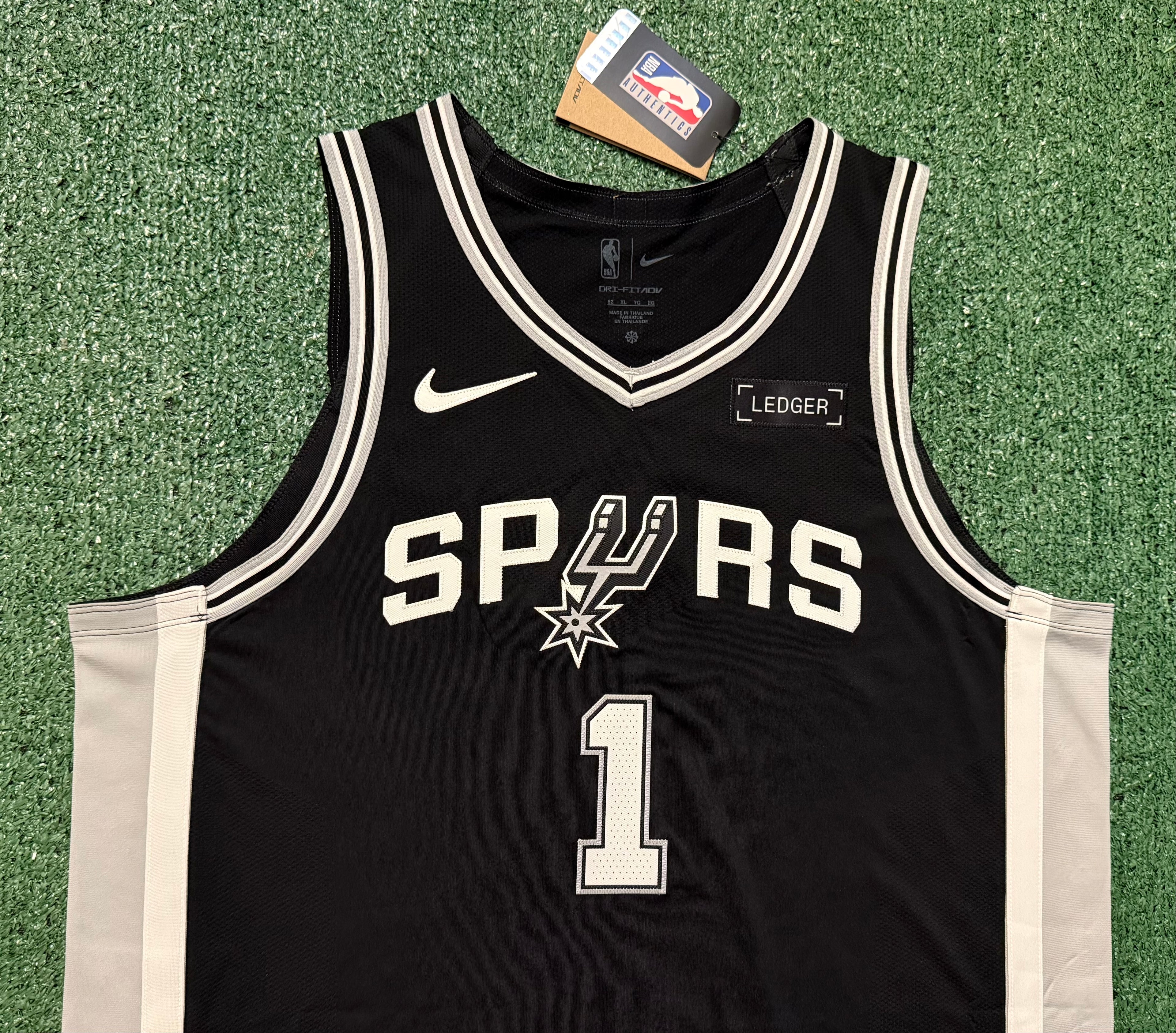 Victor Wembanyama San Antonio Spurs Jersey #1 Nike ADV Authentic White Size 52 (XL) NBA