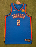 Shai Gilgeous-Alexander Oklahoma City Thunder Jersey #2 Nike ADV Authentic Blue Size 48 (L) NBA
