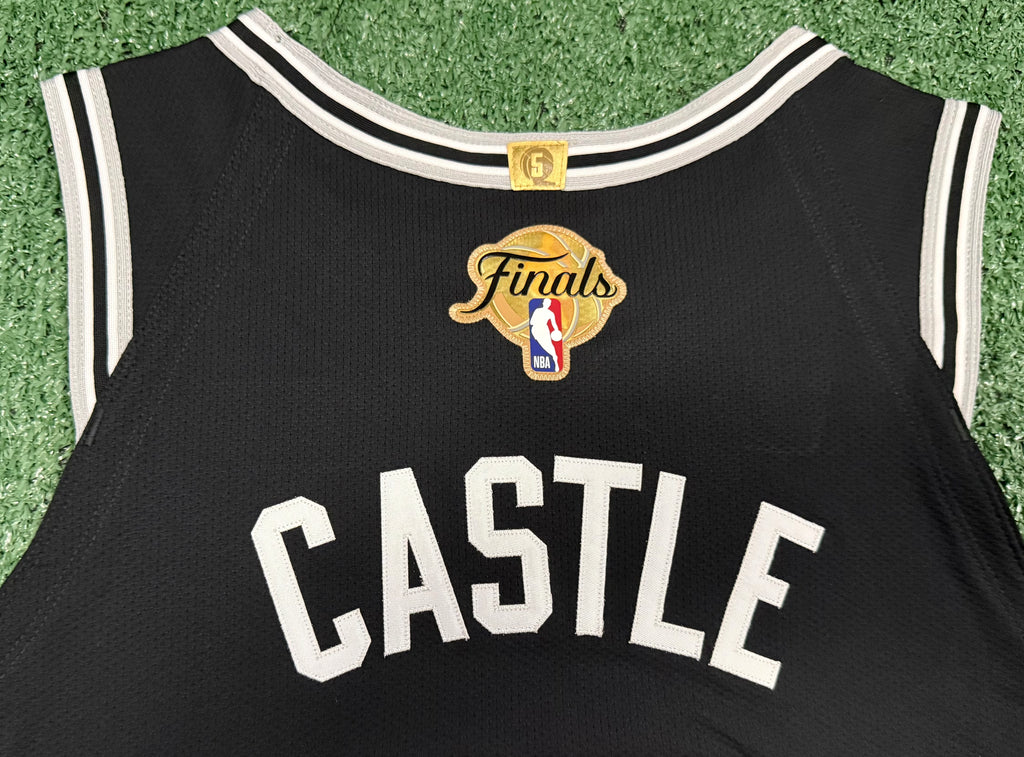 Stephon Castle San Antonio Spurs Jersey #5 Nike ADV Authentic Black Size 48 (L) NBA
