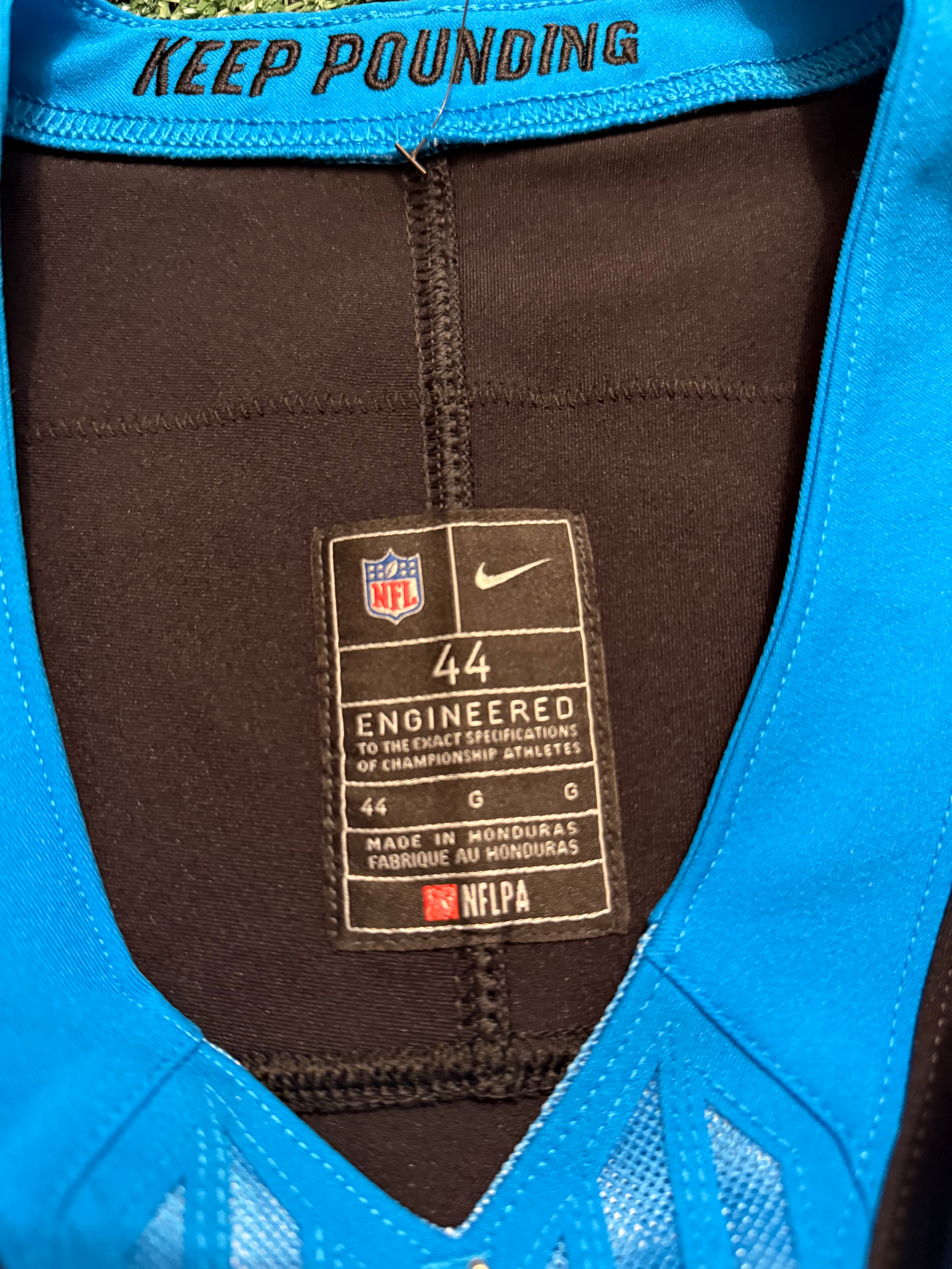 Bryce Young Carolina Panthers Jersey #9 Nike Vapor FUSE Elite Black Size 44 (Large) NFL