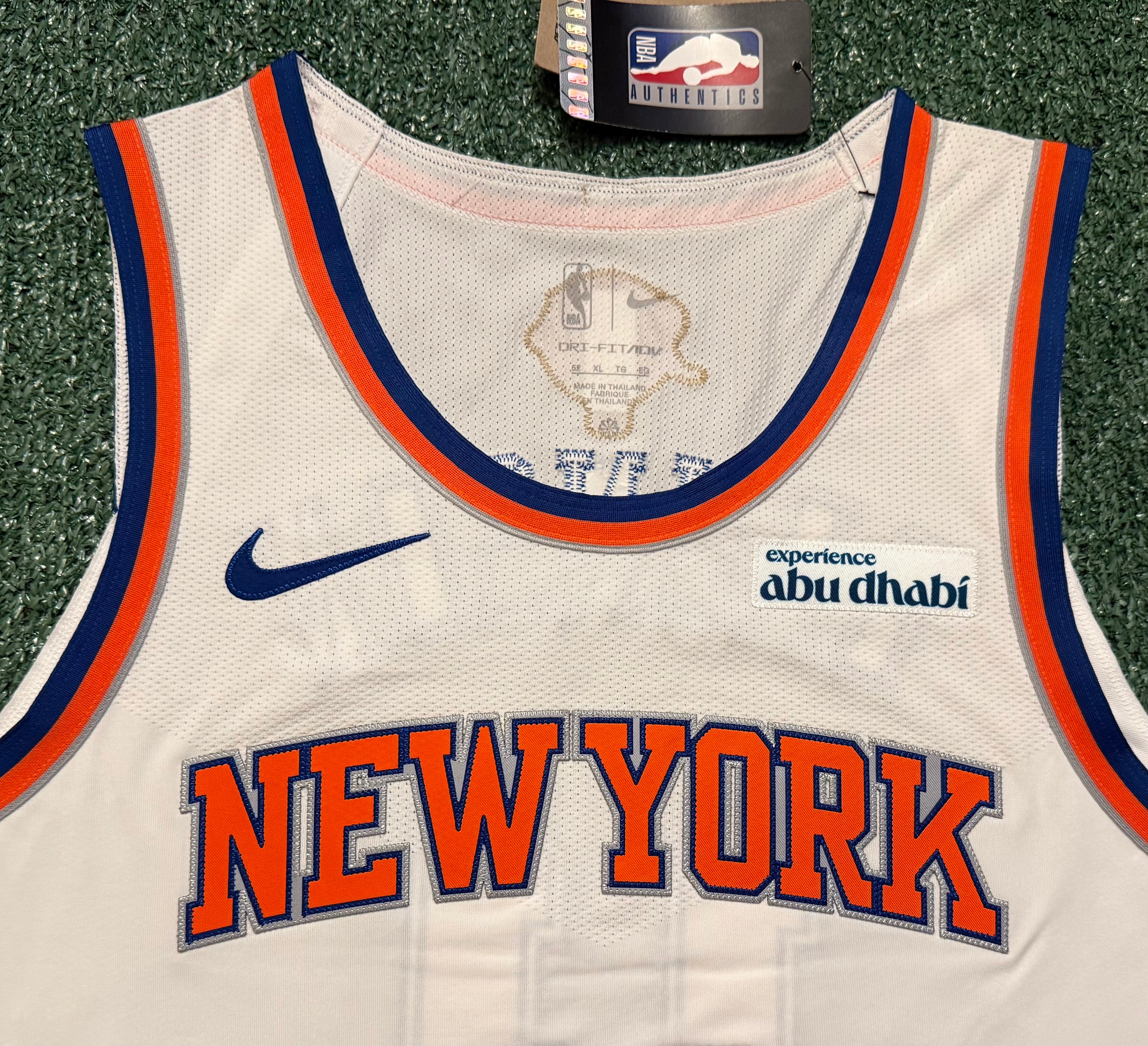 Jalen Brunson New York Knicks Jersey #11 Nike ADV Authentic White Size 52 (XL) NBA
