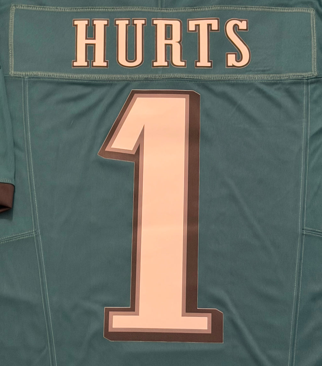 Jalen Hurts Philadelphia Eagles Jersey #1 Nike Vapor FUSE Limited Green size (XL) NFL