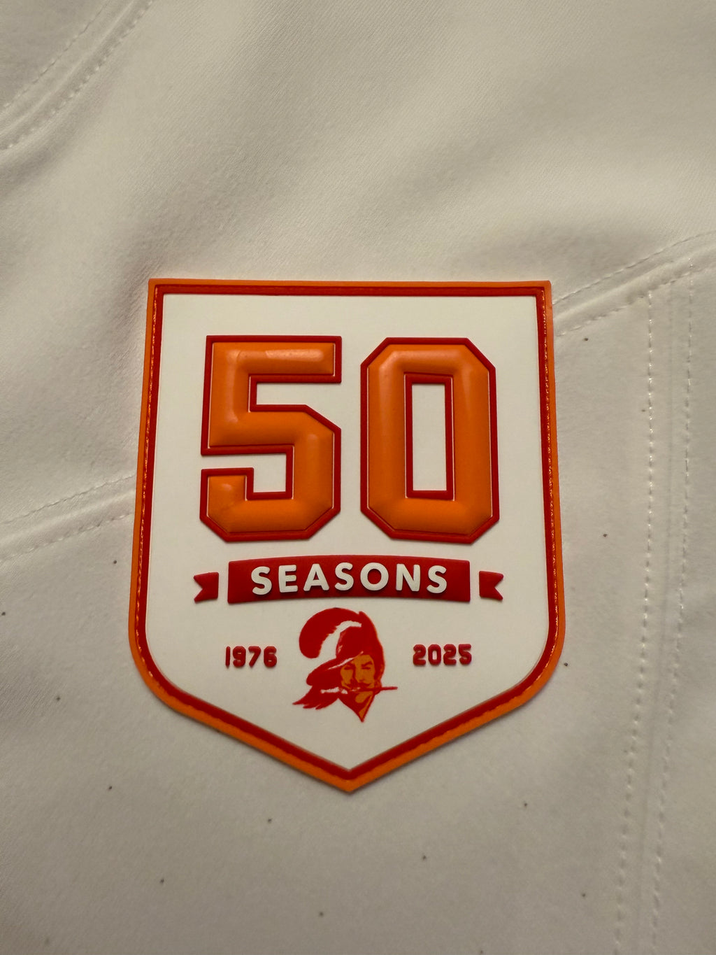 Baker Mayfield Tampa Bay Buccaneers Jersey #6 Nike Vapor FUSE Elite White Creamsicle size 40 (Medium) NFL