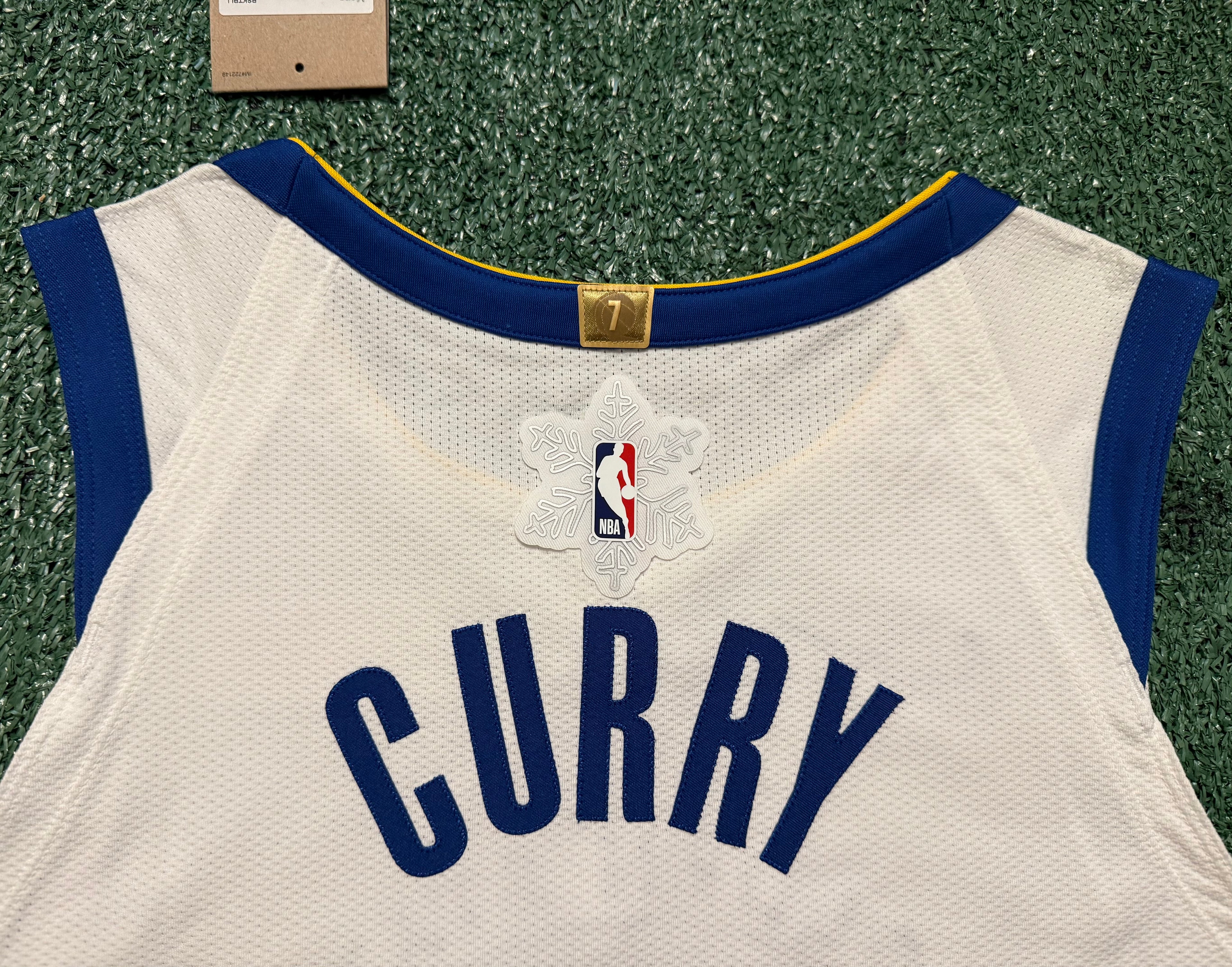 Steph Curry Golden State Warriors Jersey #30 Nike ADV Authentic White Size 48 (L) NBA
