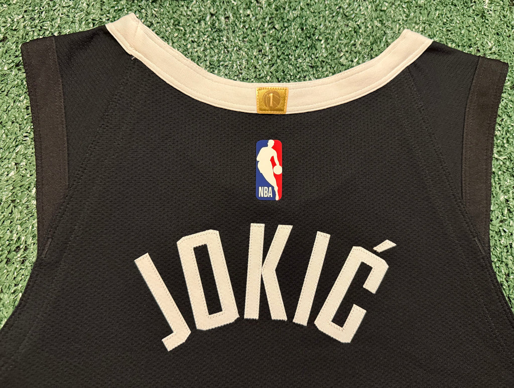 Nikola Jokic Denver Nuggets Jersey #15 Nike ADV Authentic Black Size 44 (M) NBA