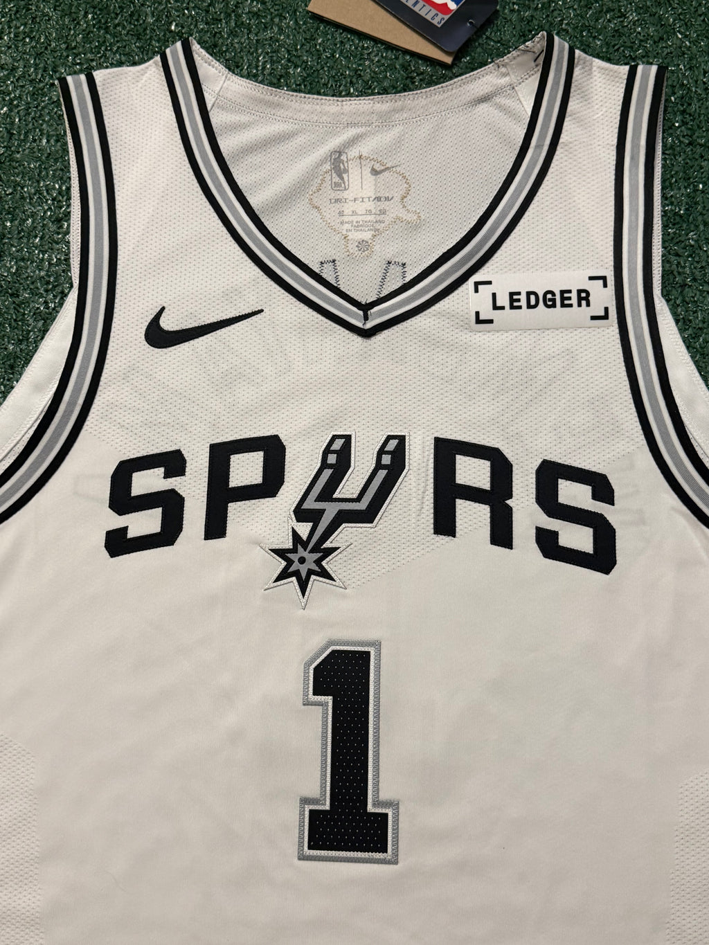 Victor Wembanyama San Antonio Spurs Jersey #1 Nike ADV Authentic White Size 52 (XL) NBA
