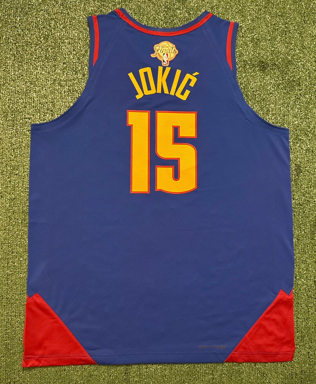 Nikola Jokic Denver Nuggets Jersey #15 Nike ADV Authentic Blue Size 52 (XL) NBA