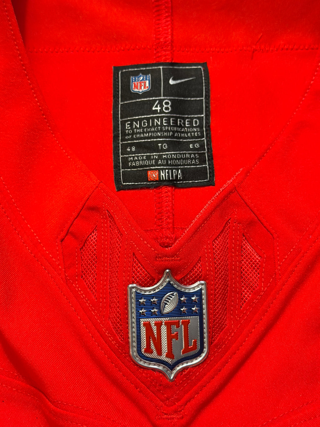Travis Kelce Kansas City Chiefs Jersey #87 Nike Vapor Fuse Elite Red Size 48 (XL) NFL
