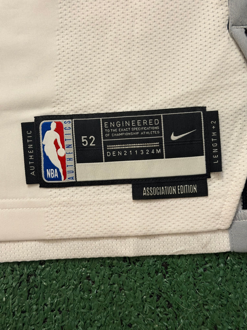 Victor Wembanyama San Antonio Spurs Jersey #1 Nike ADV Authentic White Size 52 (XL) NBA