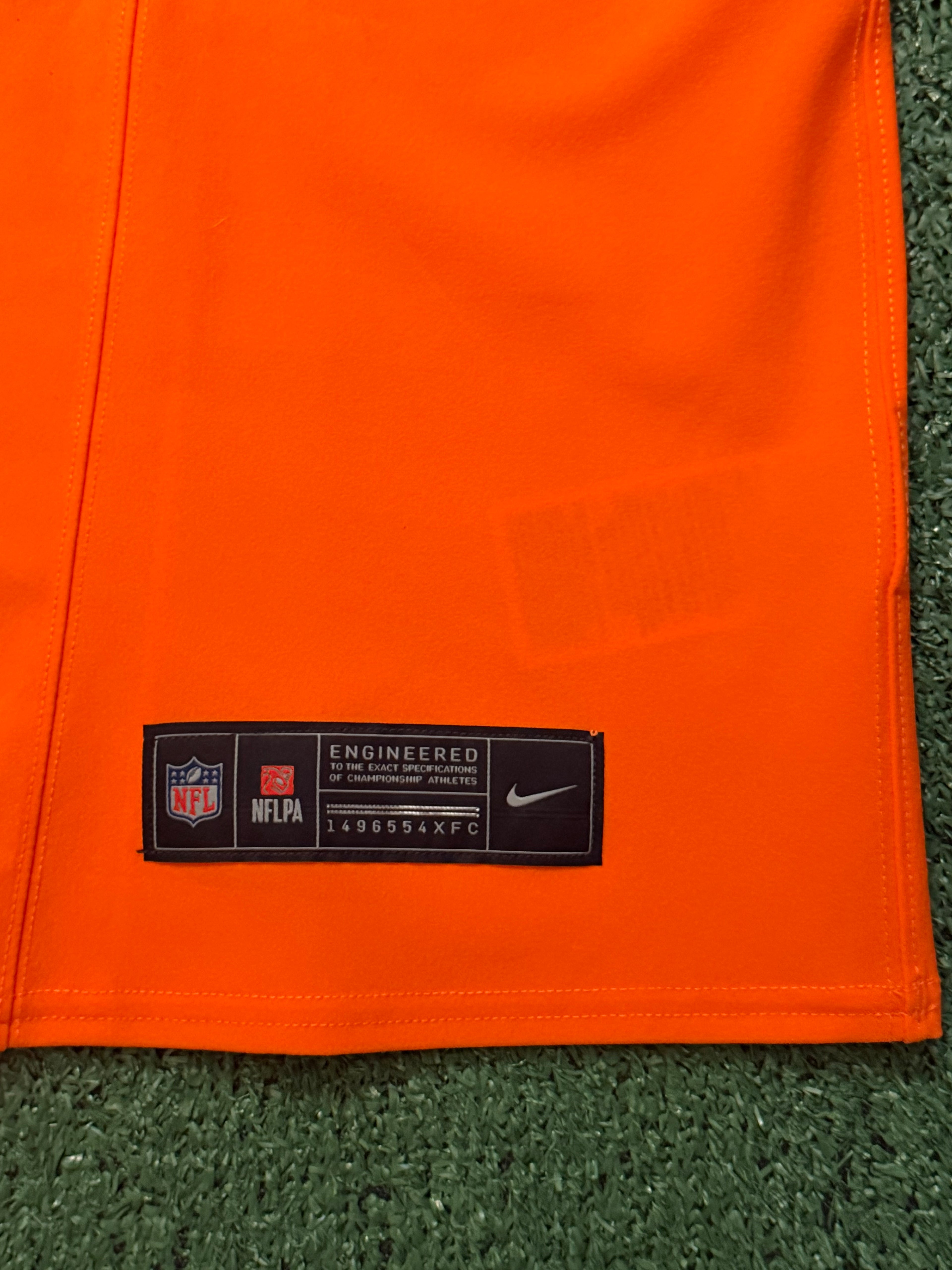 Pat Surtain II Denver Broncos Jersey #2 Nike Vapor Fuse Elite Orange Size 44 (L) NFL