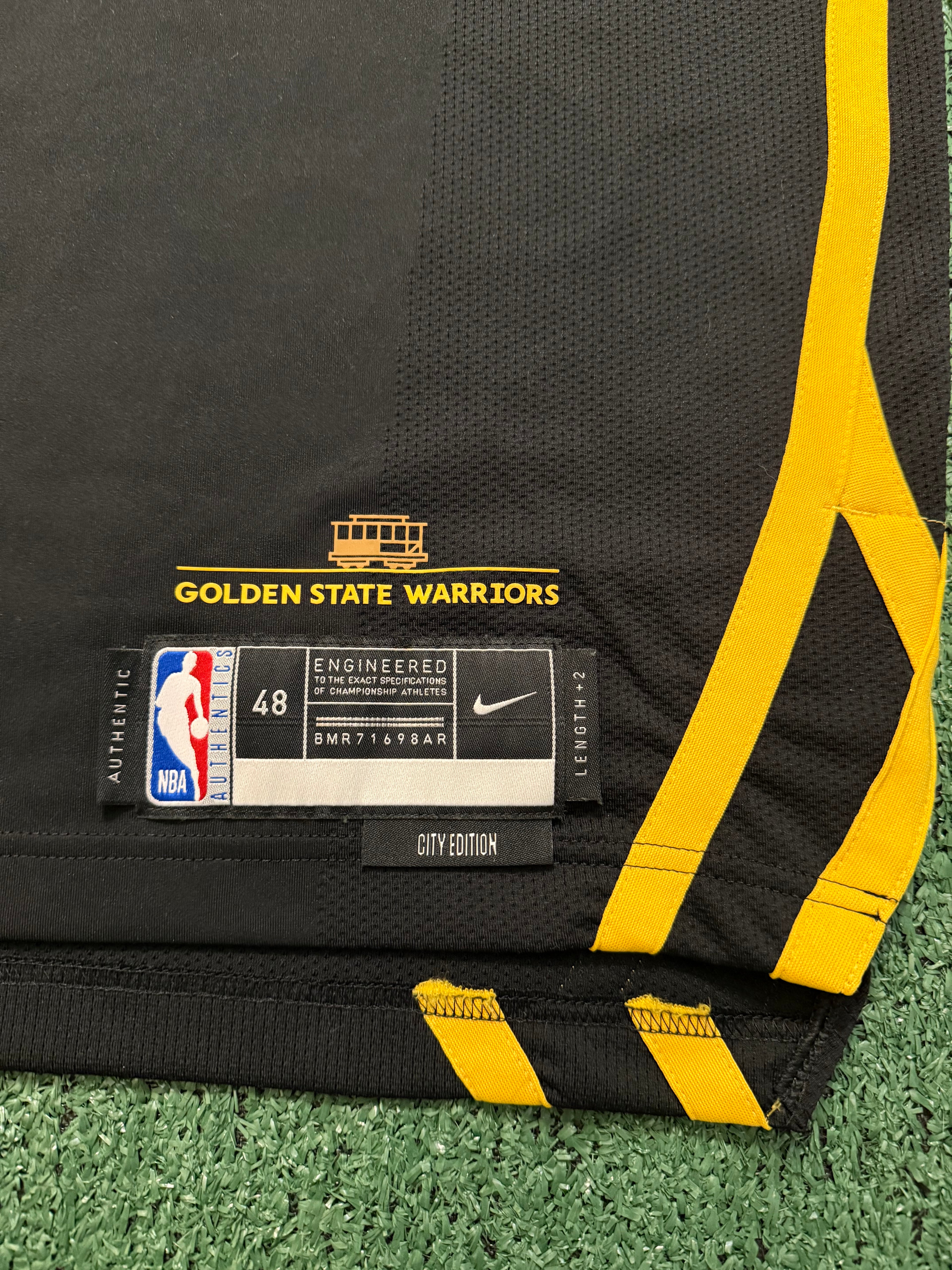 Steph Curry Golden State Warriors Jersey #30 Nike ADV Authentic Black Size 48 (L) NBA