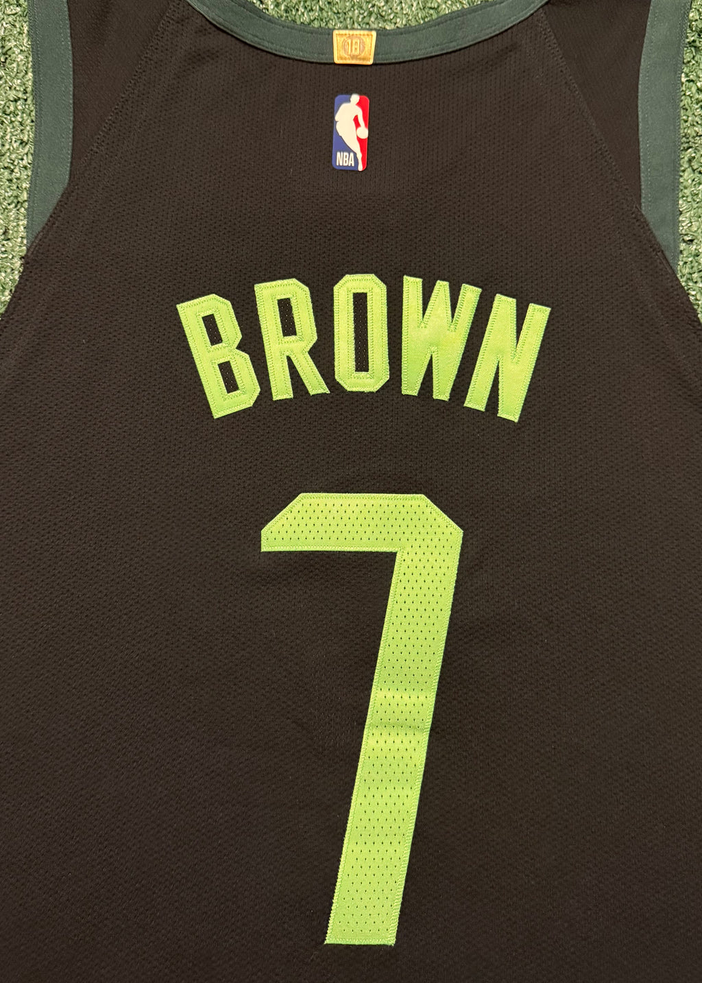 Jaylen Brown Boston Celtics Jersey Nike ADV Authentic Black  Size 48 (Large) NBA