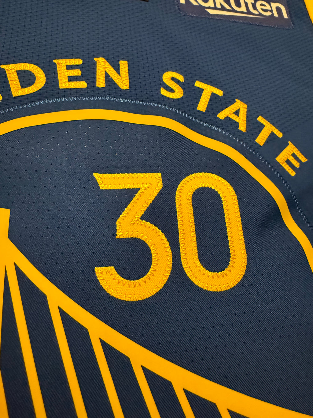 Steph Curry Golden State Warriors Jersey #30 Nike ADV Authentic Blue Size 48 (L) NBA