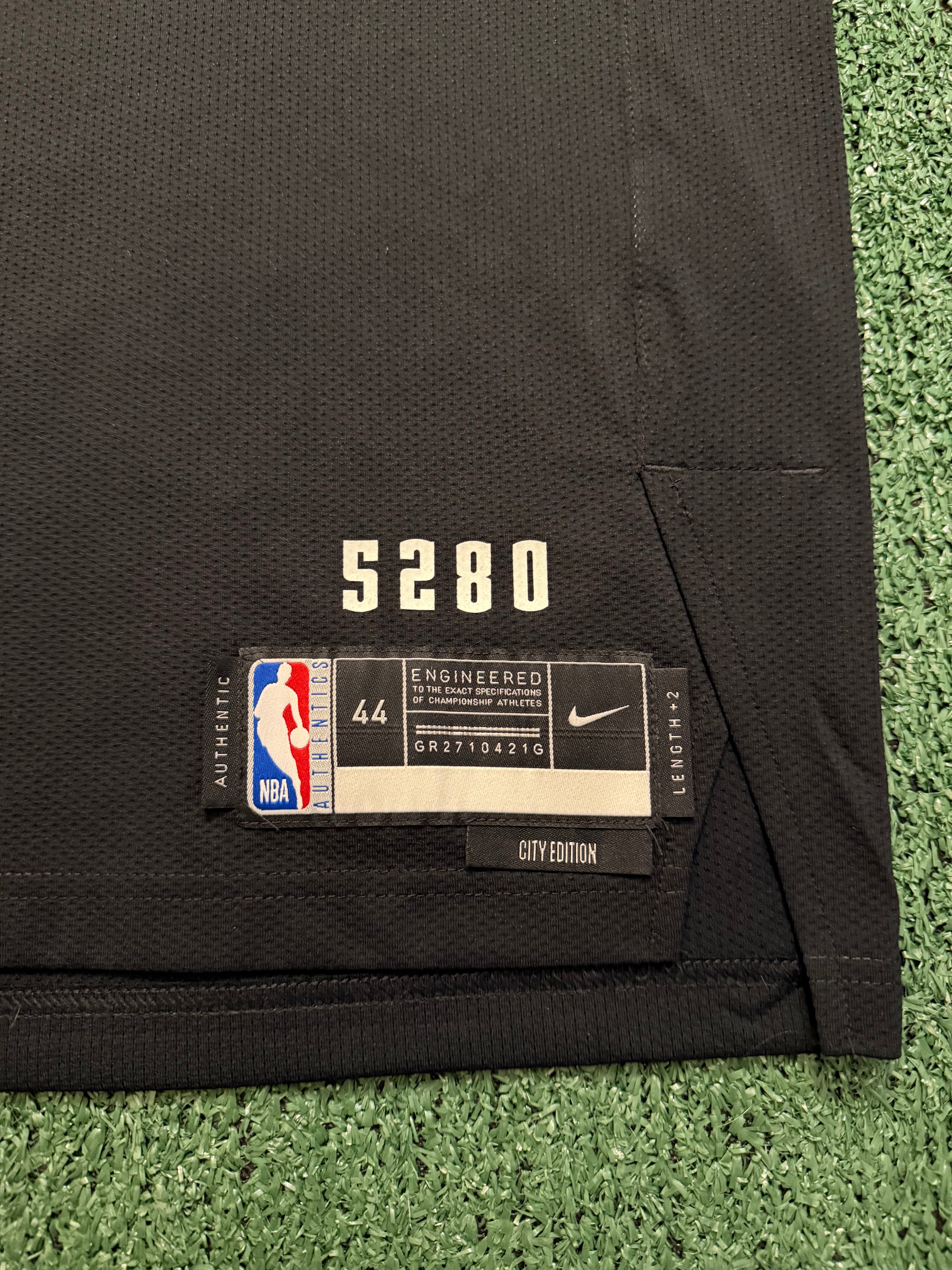 Nikola Jokic Denver Nuggets Jersey #15 Nike ADV Authentic Black Size 44 (M) NBA