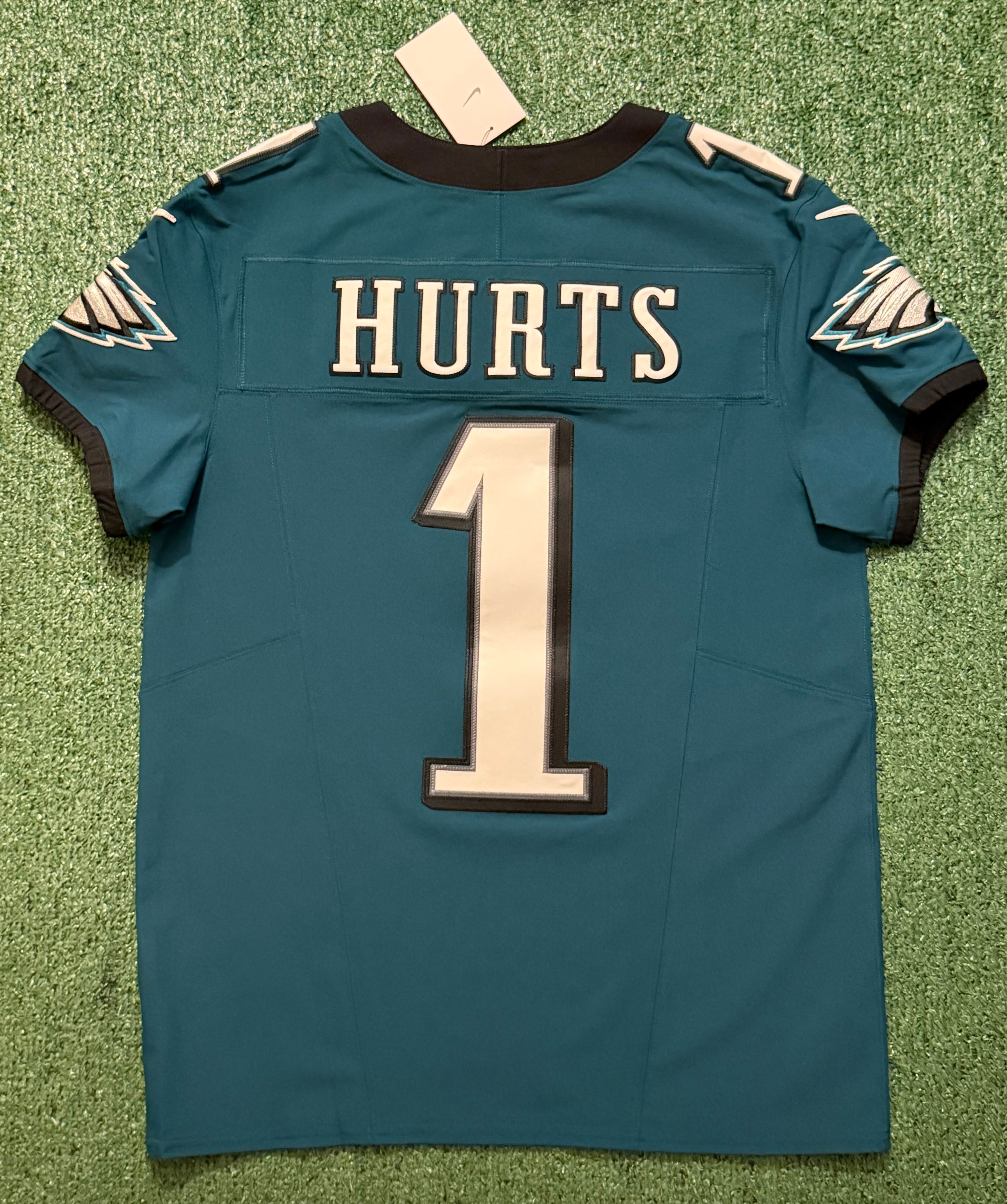 Jalen Hurts Philadelphia Eagles Jersey #1 Nike Vapor FUSE Elite Green size 40 (Medium) NFL