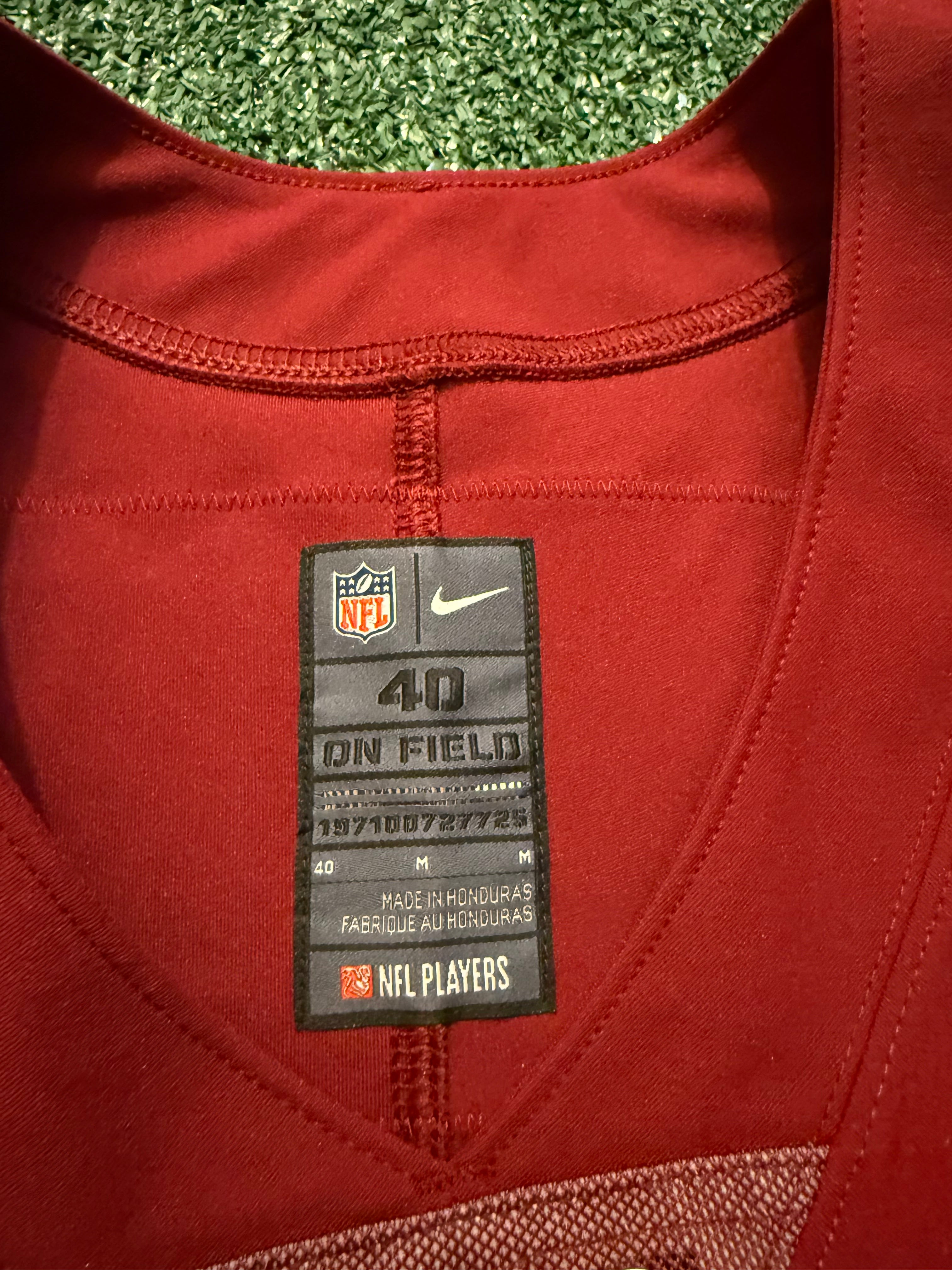 Terry McLaurin Washington Commanders Jersey #17 Nike Vapor Elite Red Size 40 (Medium) NFL