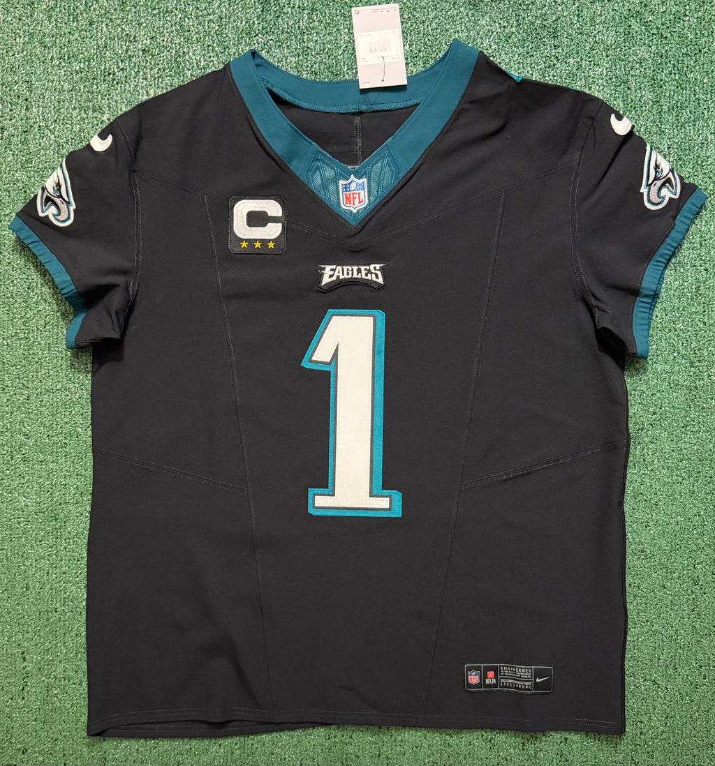 Jalen Hurts Philadelphia Eagles Jersey #1 Nike Vapor FUSE Elite Black size 48 (XL) NFL