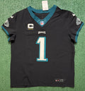 Jalen Hurts Philadelphia Eagles Jersey #1 Nike Vapor FUSE Elite Black size 48 (XL) NFL