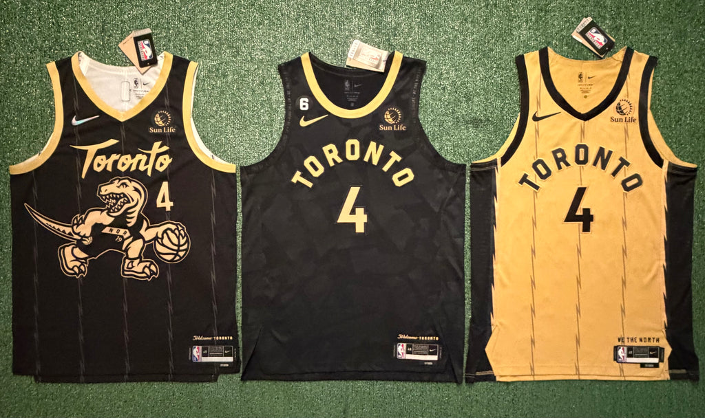 Scottie Barnes Toronto Raptors Jerseys #4 Nike ADV Authentic 2021-26 City Bundle 48 (Large) NBA