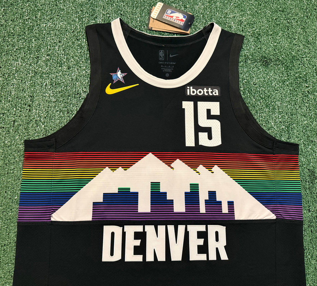 Nikola Jokic Denver Nuggets Jersey #15 Nike ADV Authentic Black Size 48 (L) NBA