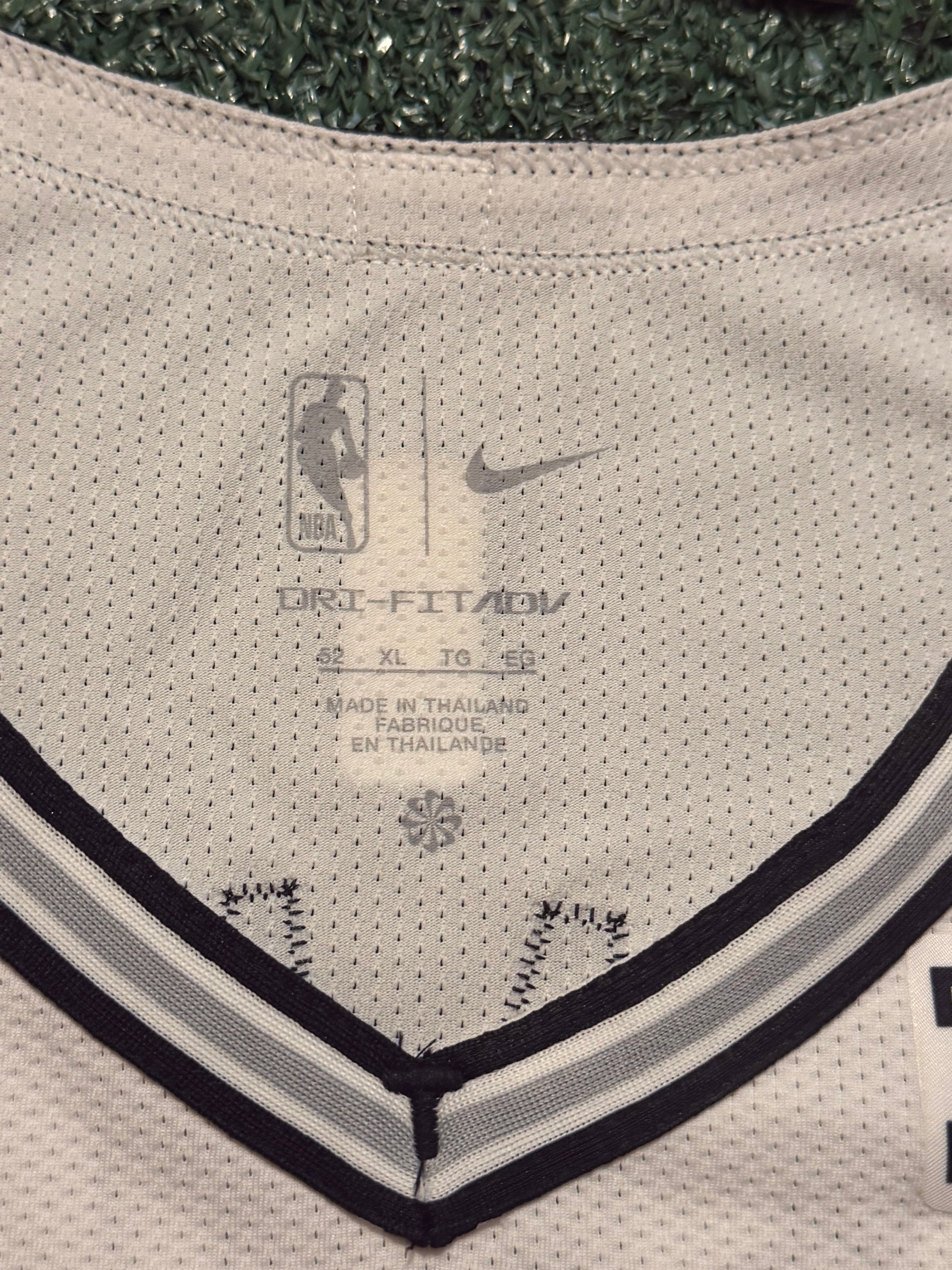 Victor Wembanyama San Antonio Spurs Jersey #1 Nike ADV Authentic White Size 52 (XL) NBA