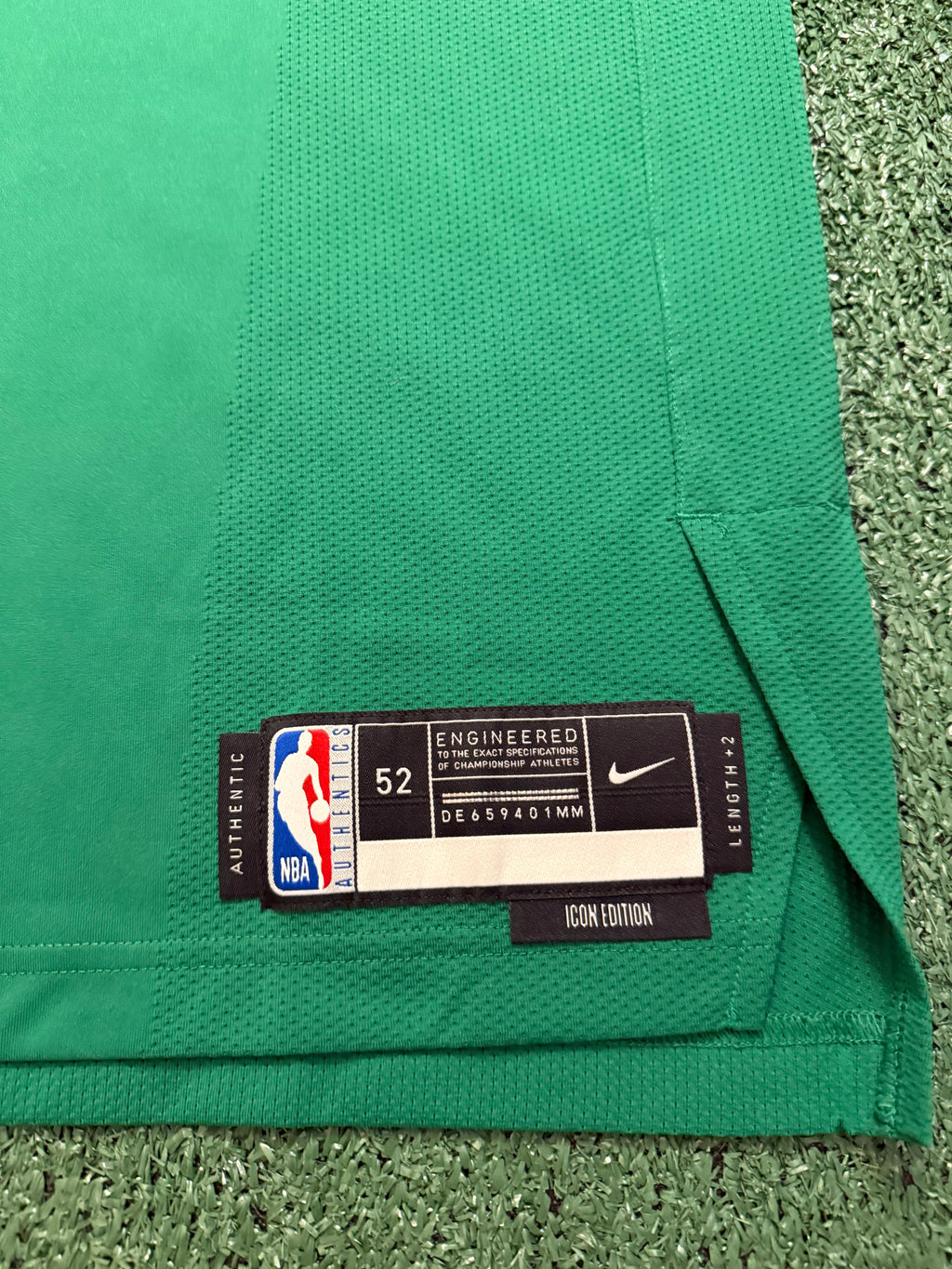Jayson Tatum Boston Celtics Jersey #0 Nike ADV Authentic Green Size 52 (XL) NBA