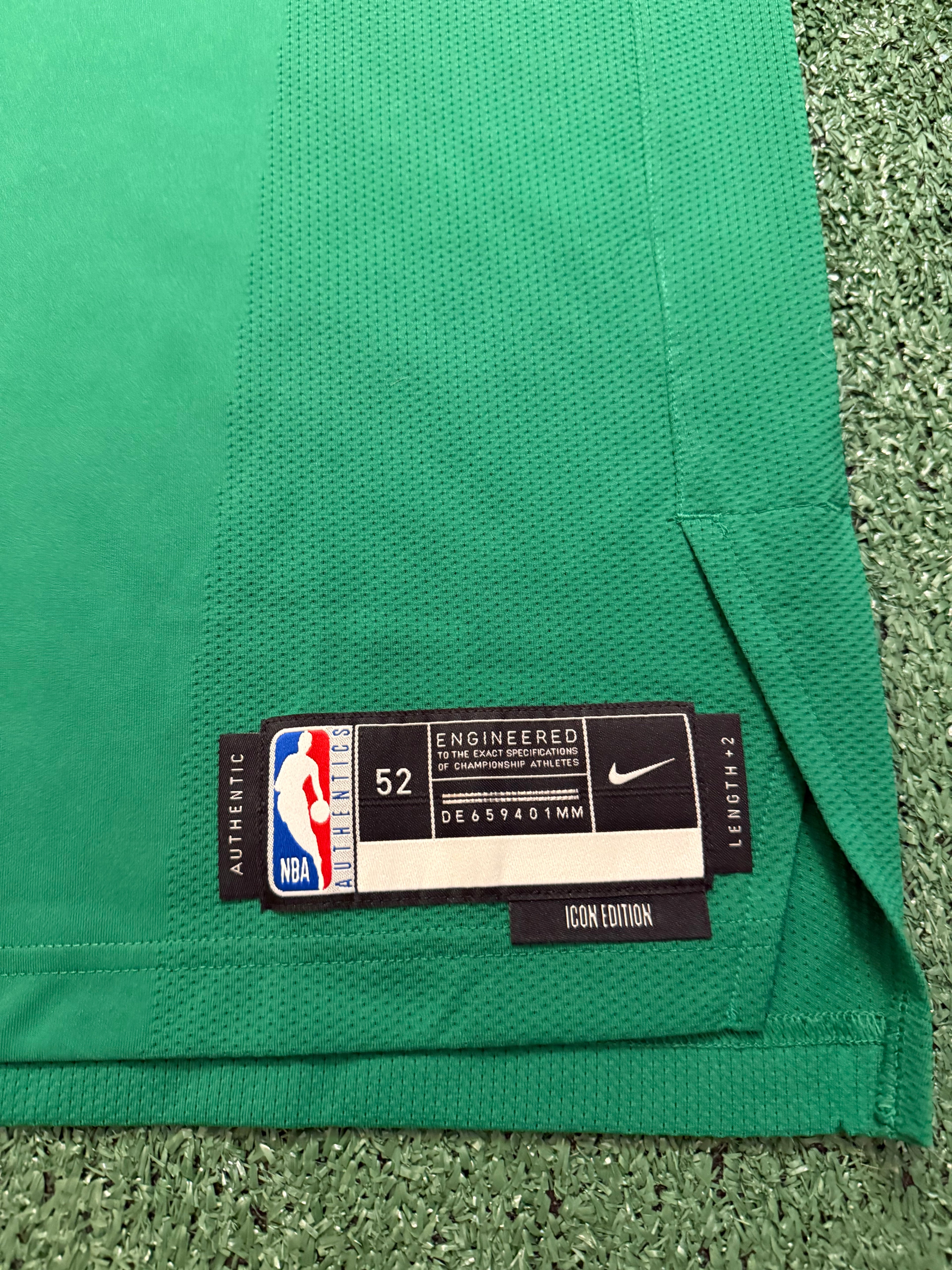 Jayson Tatum Boston Celtics Jersey #0 Nike ADV Authentic Green Size 52 (XL) NBA