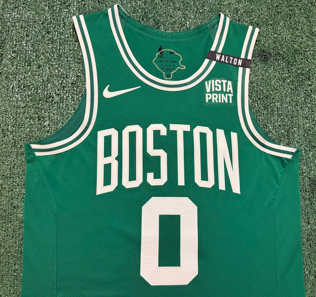 Jayson Tatum Boston Celtics Jersey #0 Nike ADV Authentic Green Size 44 (M) NBA