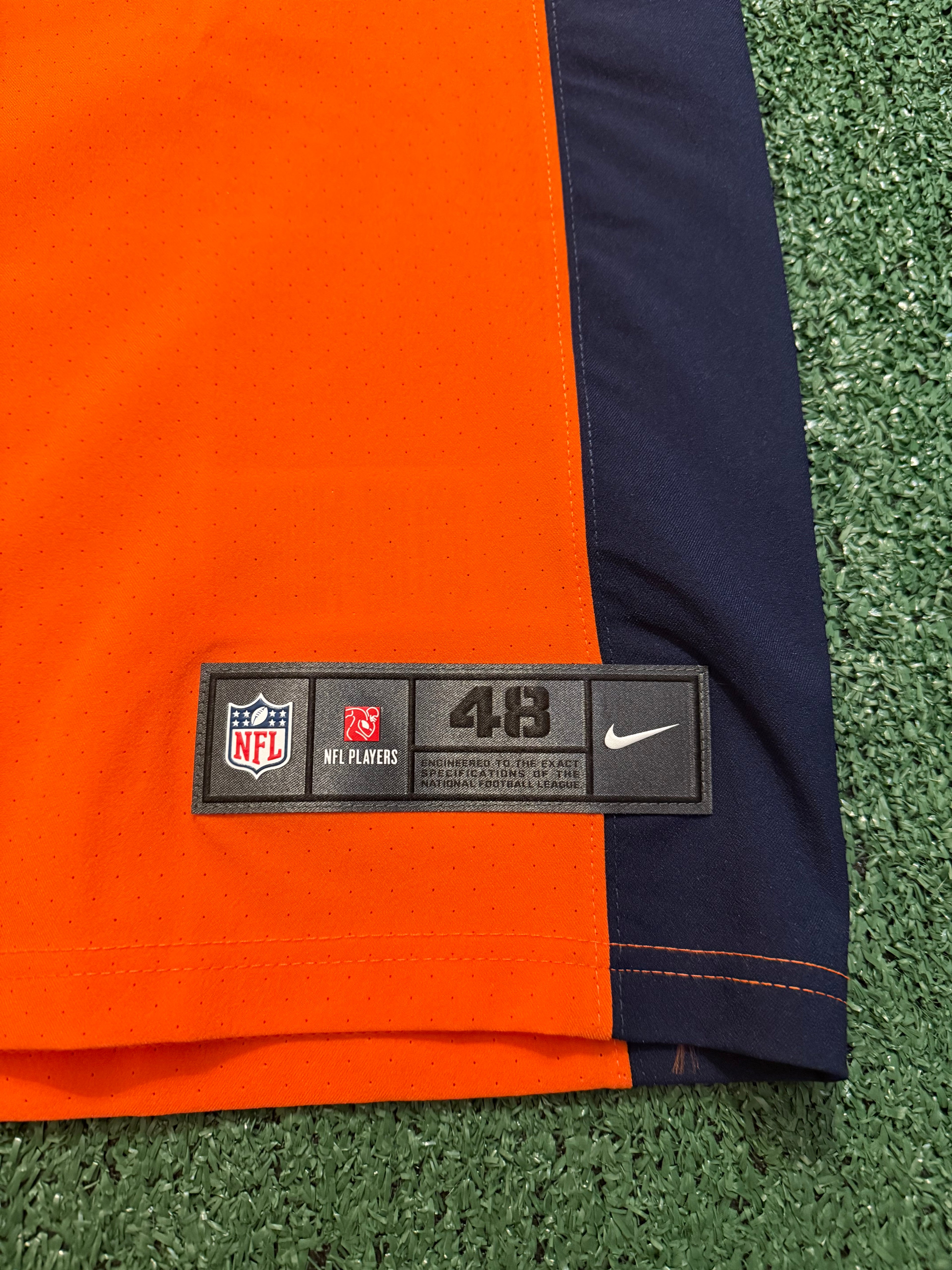 Pat Surtain II Denver Broncos Jersey #2 Nike Vapor Elite Orange Size 48 (XL) NFL