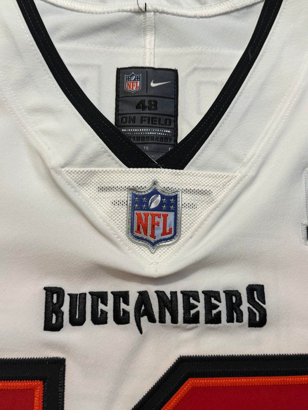 Tom Brady Tampa Bay Buccaneers Jersey #12 Nike Vapor Elite White size 48 (XL) NFL